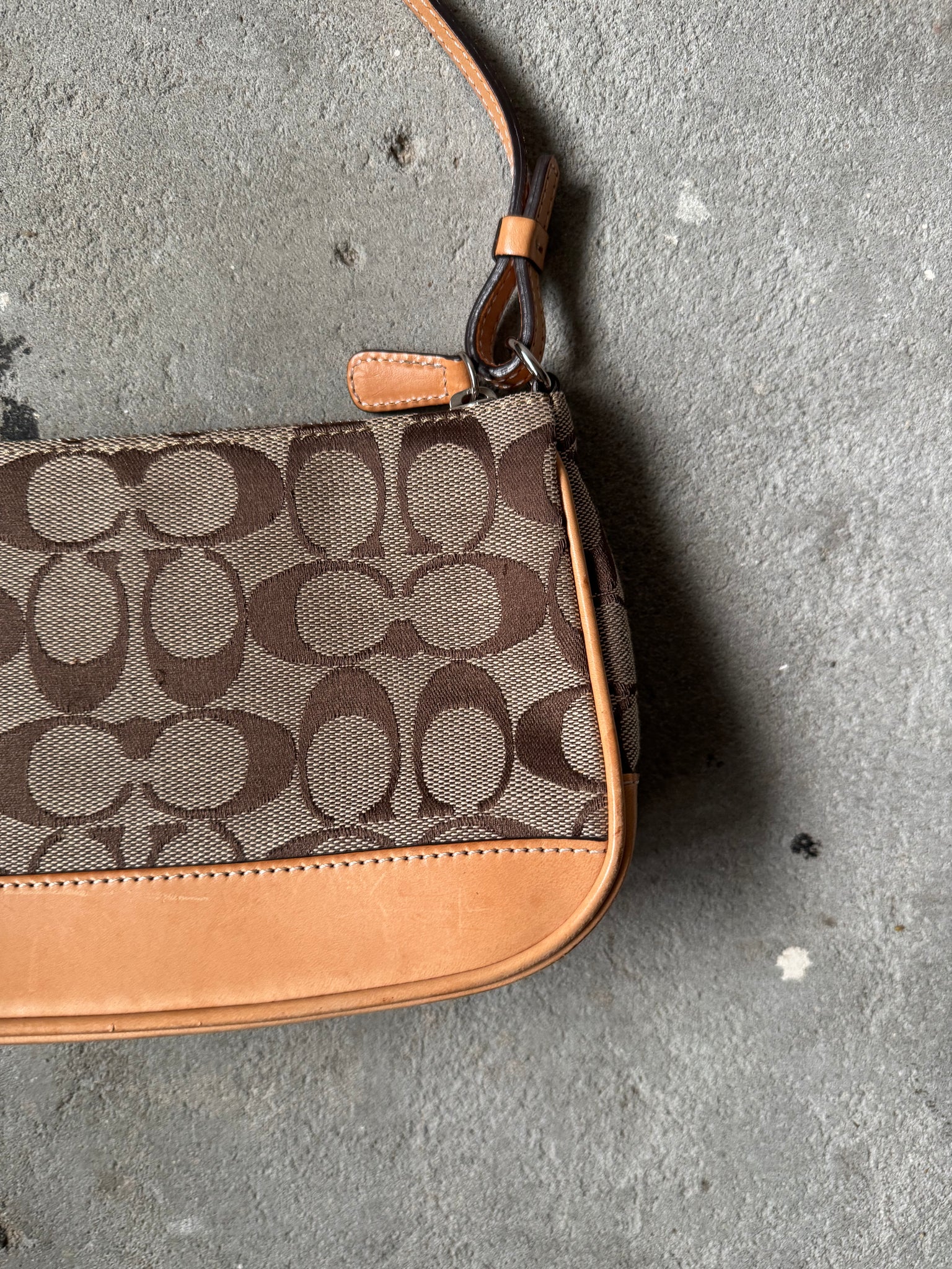 Coach Y2K Demi Shoulder Bag Tan