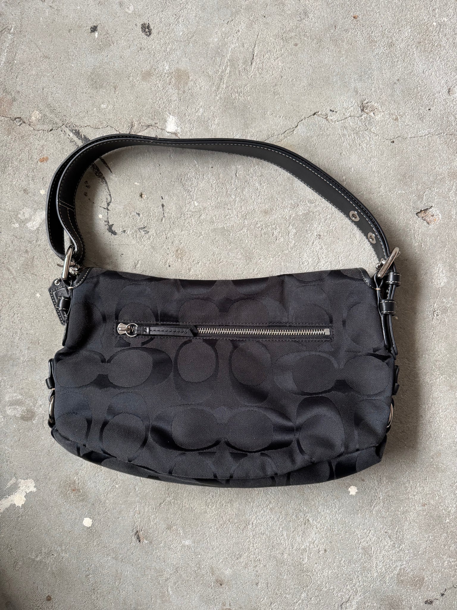 Coach 2Way Sufflette Shoulder Bag Black