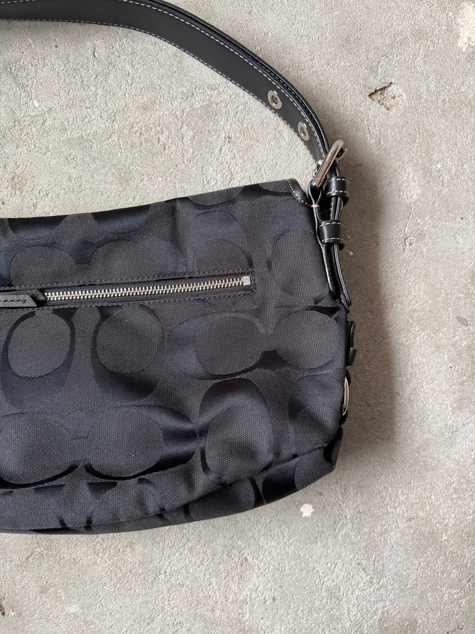 Coach 2Way Sufflette Shoulder Bag Black