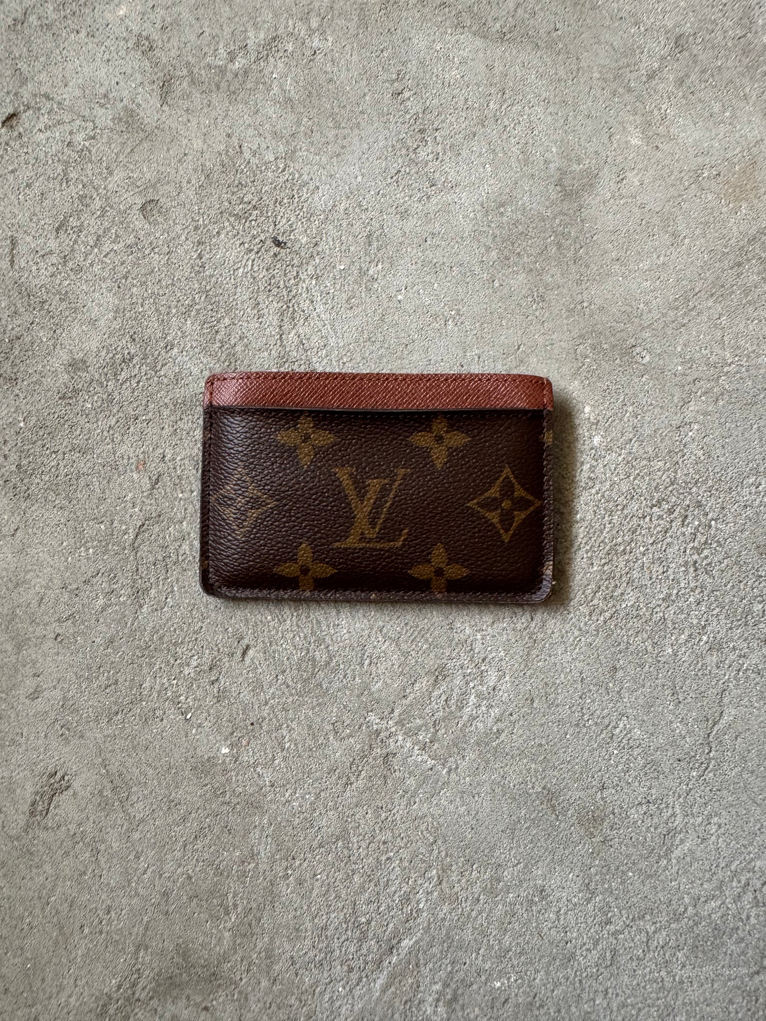 Louis Vuitton Monogram Card Holder Brown