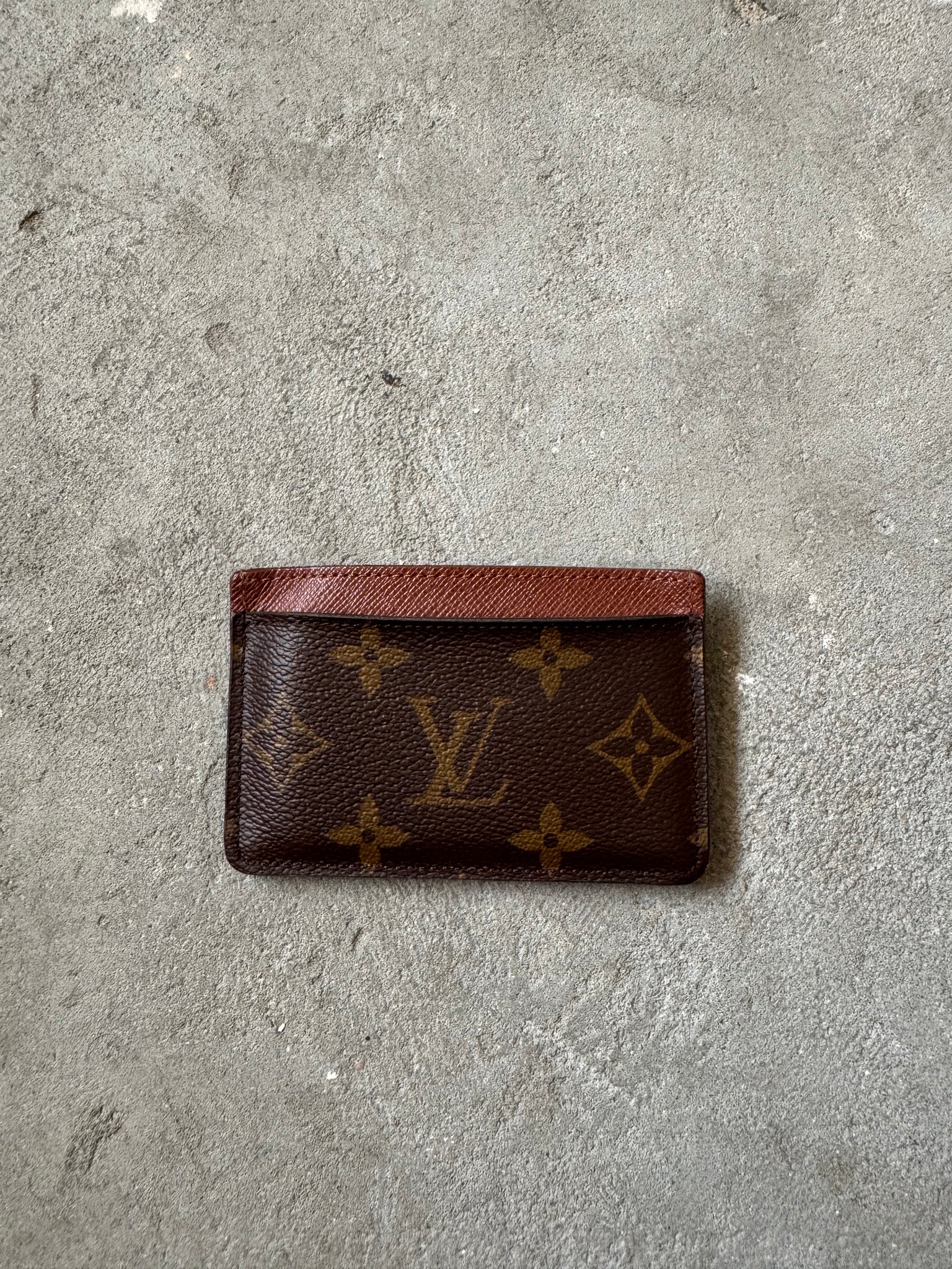 Louis Vuitton Monogram Card Holder Brown