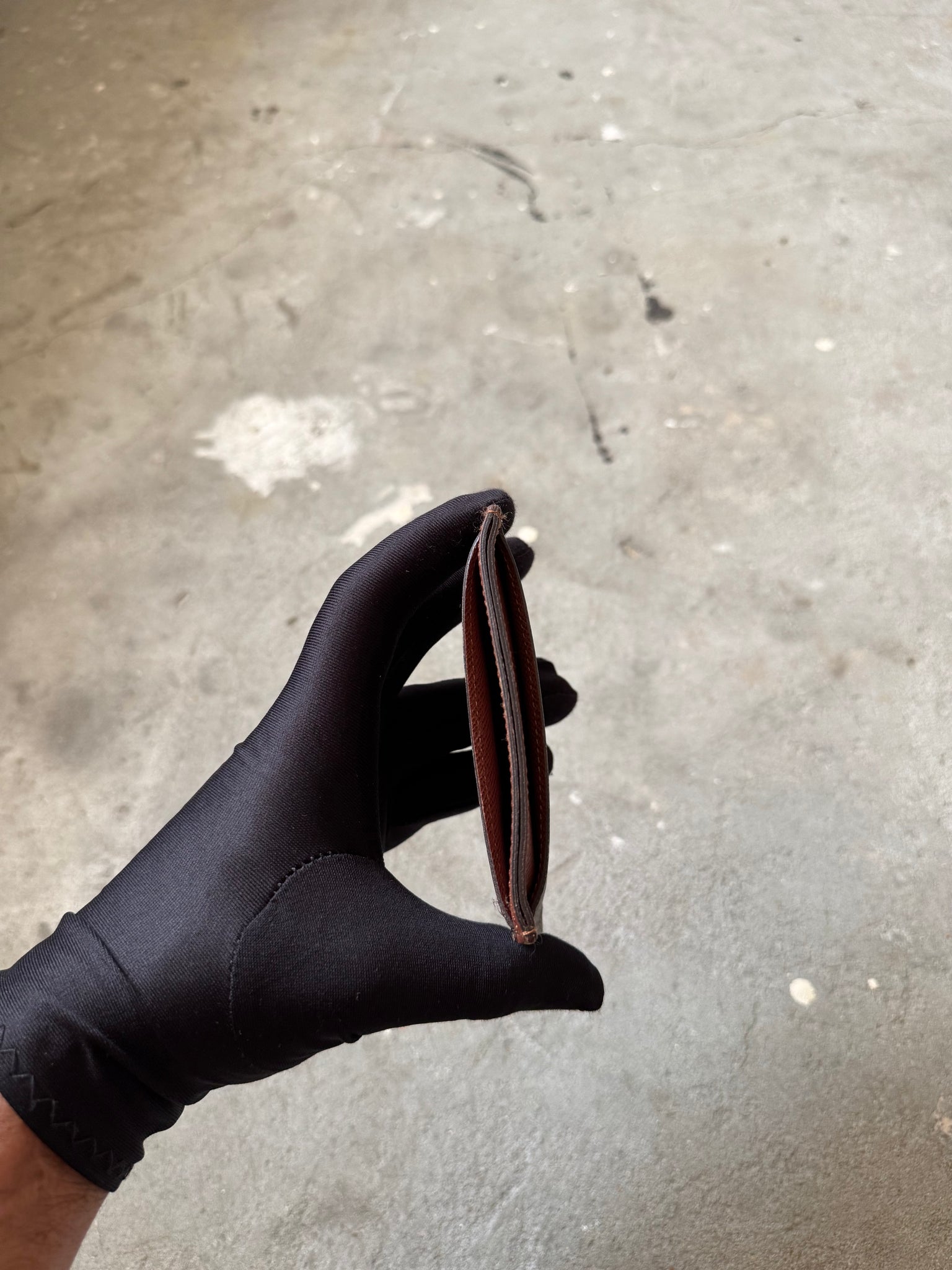 Louis Vuitton Monogram Card Holder Brown