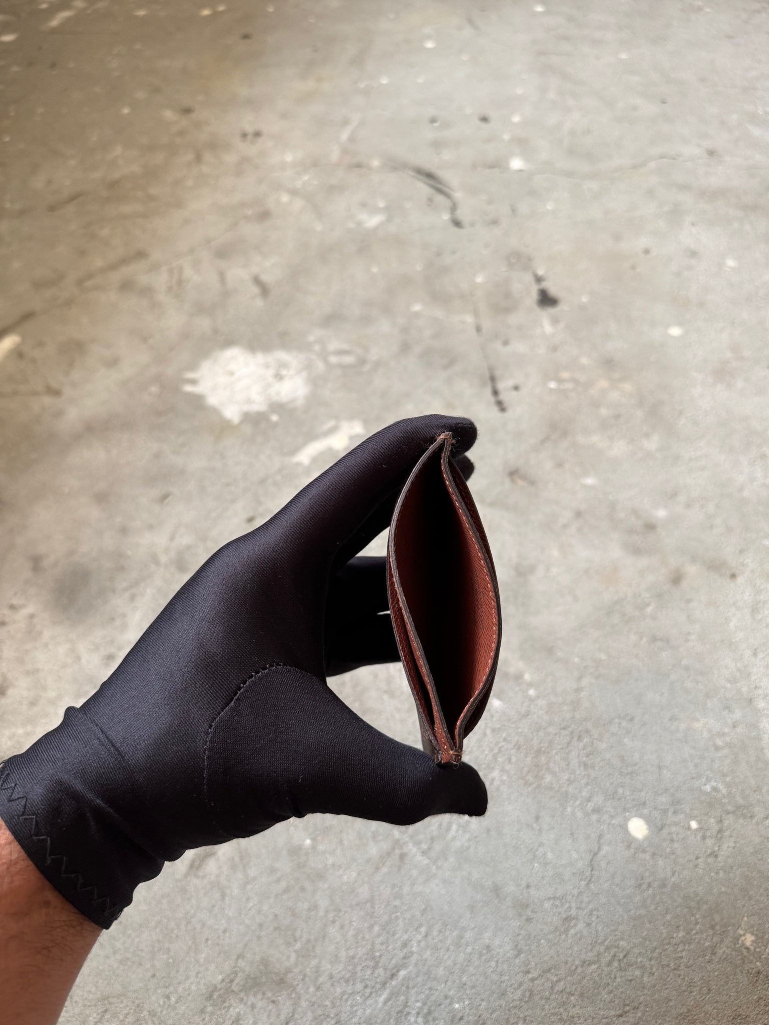 Louis Vuitton Monogram Card Holder Brown