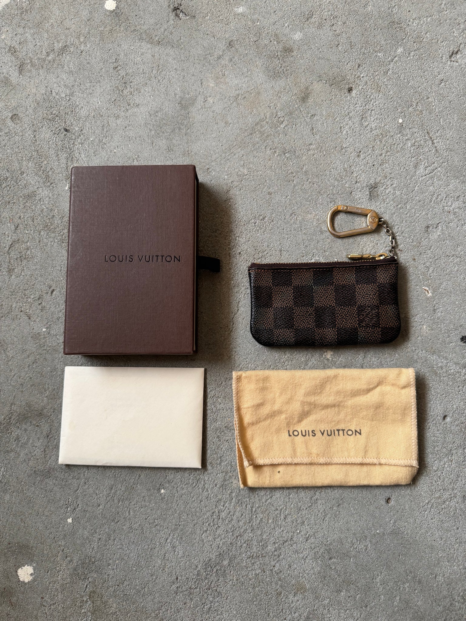 Louis Vuitton Damier Print Key Pouch