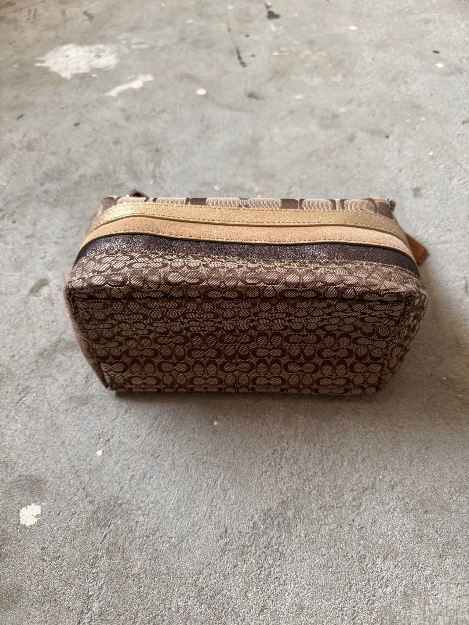 Coach Signature Multi Pattern Mini Hobo ShoulderBag