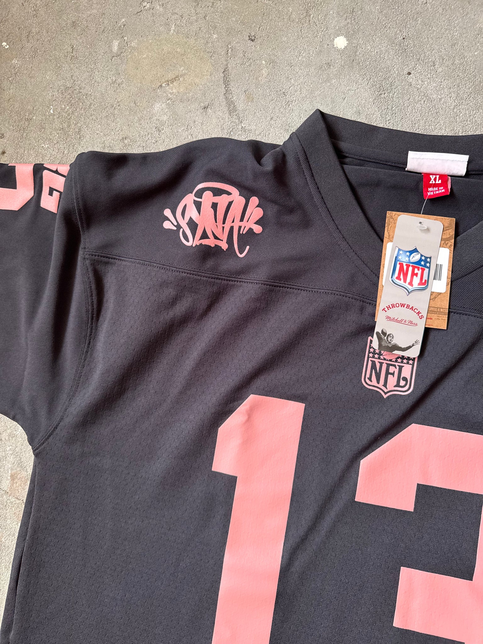 Syna World x NFL x Mitchell & Ness CRG Jersey Black/Rose Gold