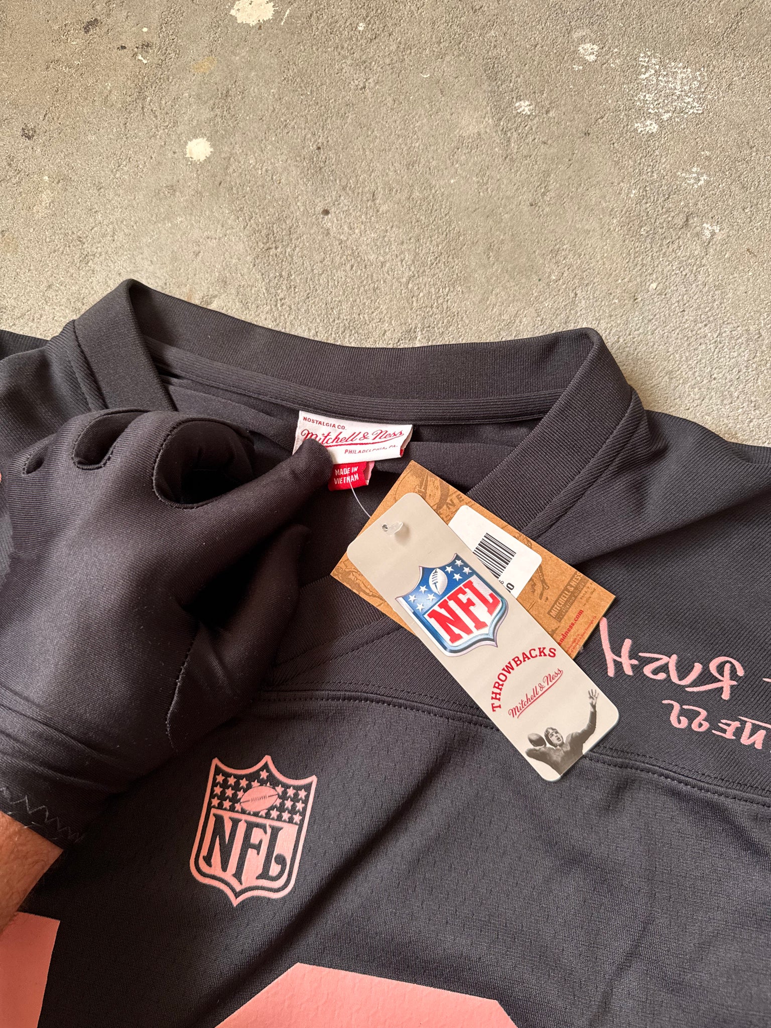 Syna World x NFL x Mitchell & Ness CRG Jersey Black/Rose
