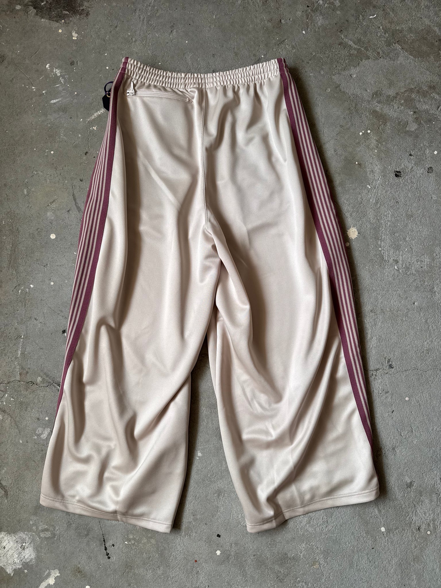 Needles HD Tack Pants Poly Smooth Ivory (SIZE M)