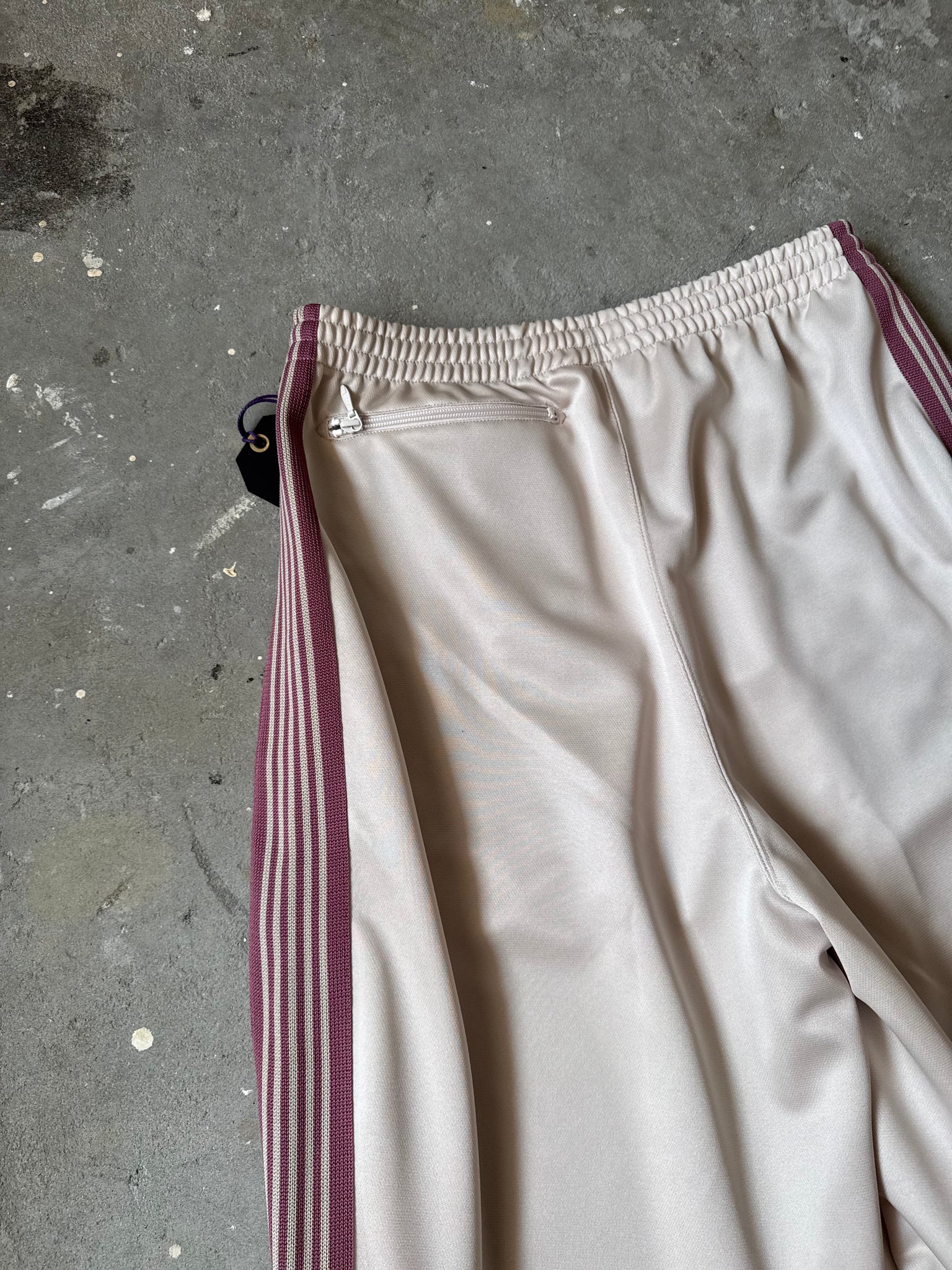 Needles HD Tack Pants Poly Smooth Ivory (SIZE M)