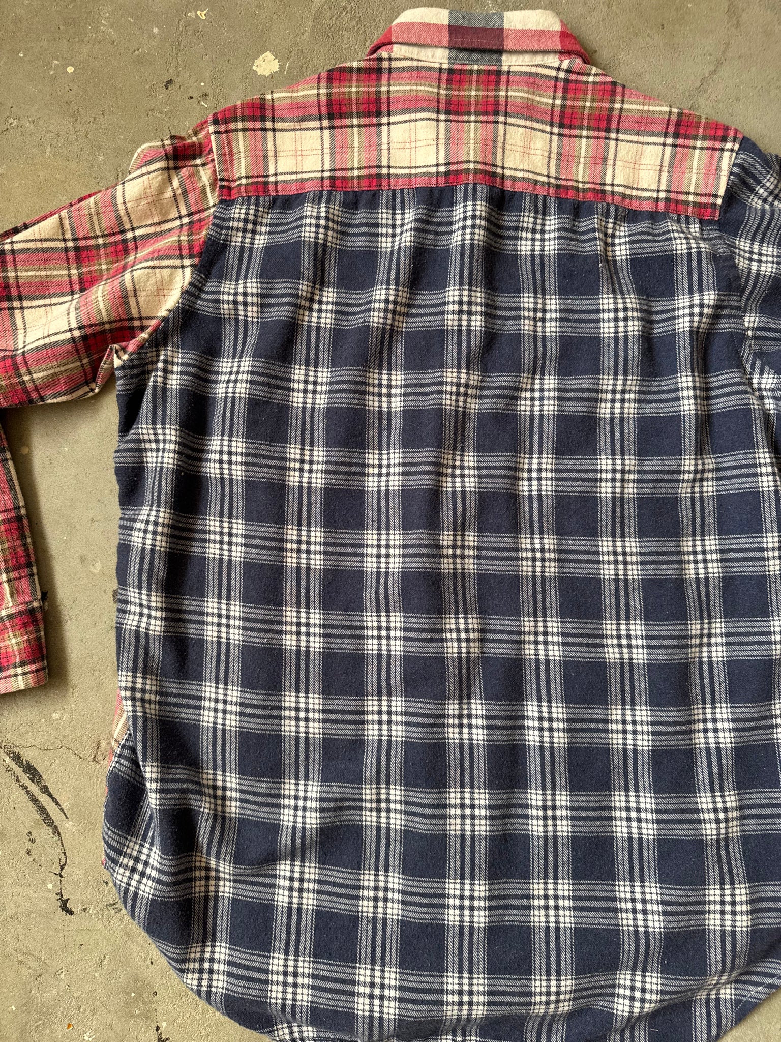 Kith x Needles Rebuild Flannel Shirt Multicolor (SIZE M)