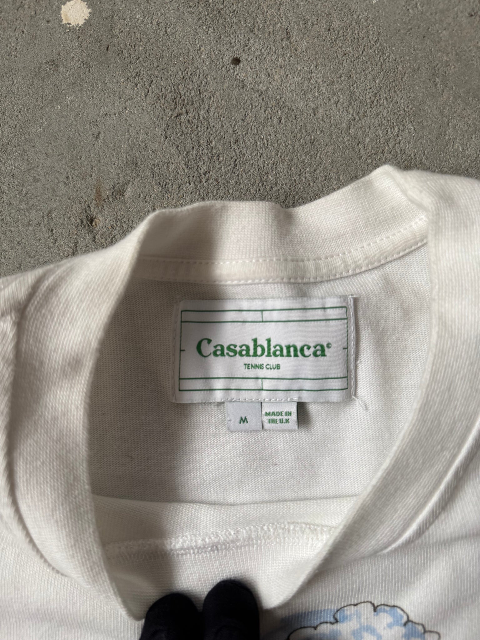 Casablanca White Hotel T-Shirt (Size M)