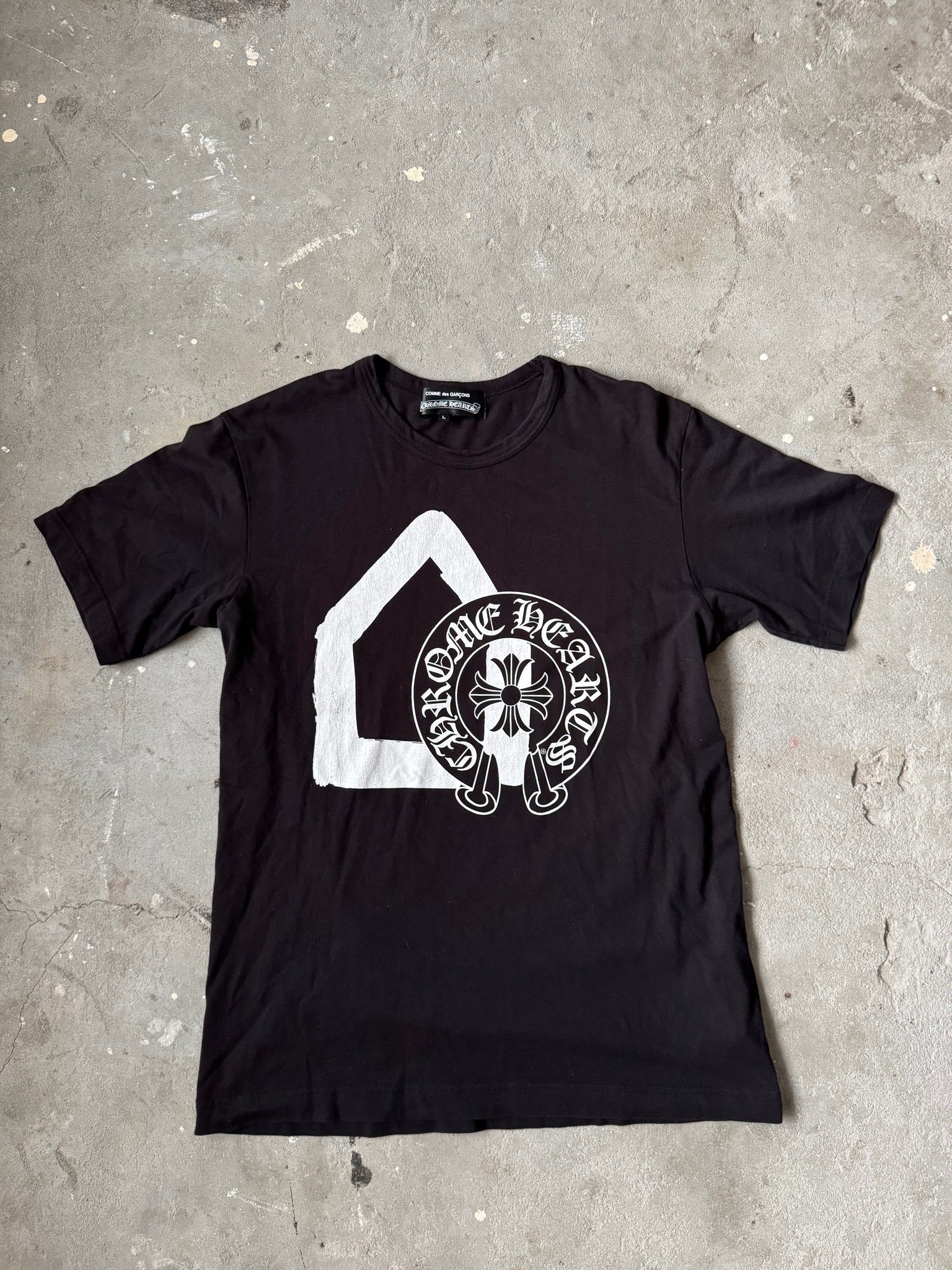 Chrome Hearts Comme Des GarÇons DSM T-shirt Black (Size Large)