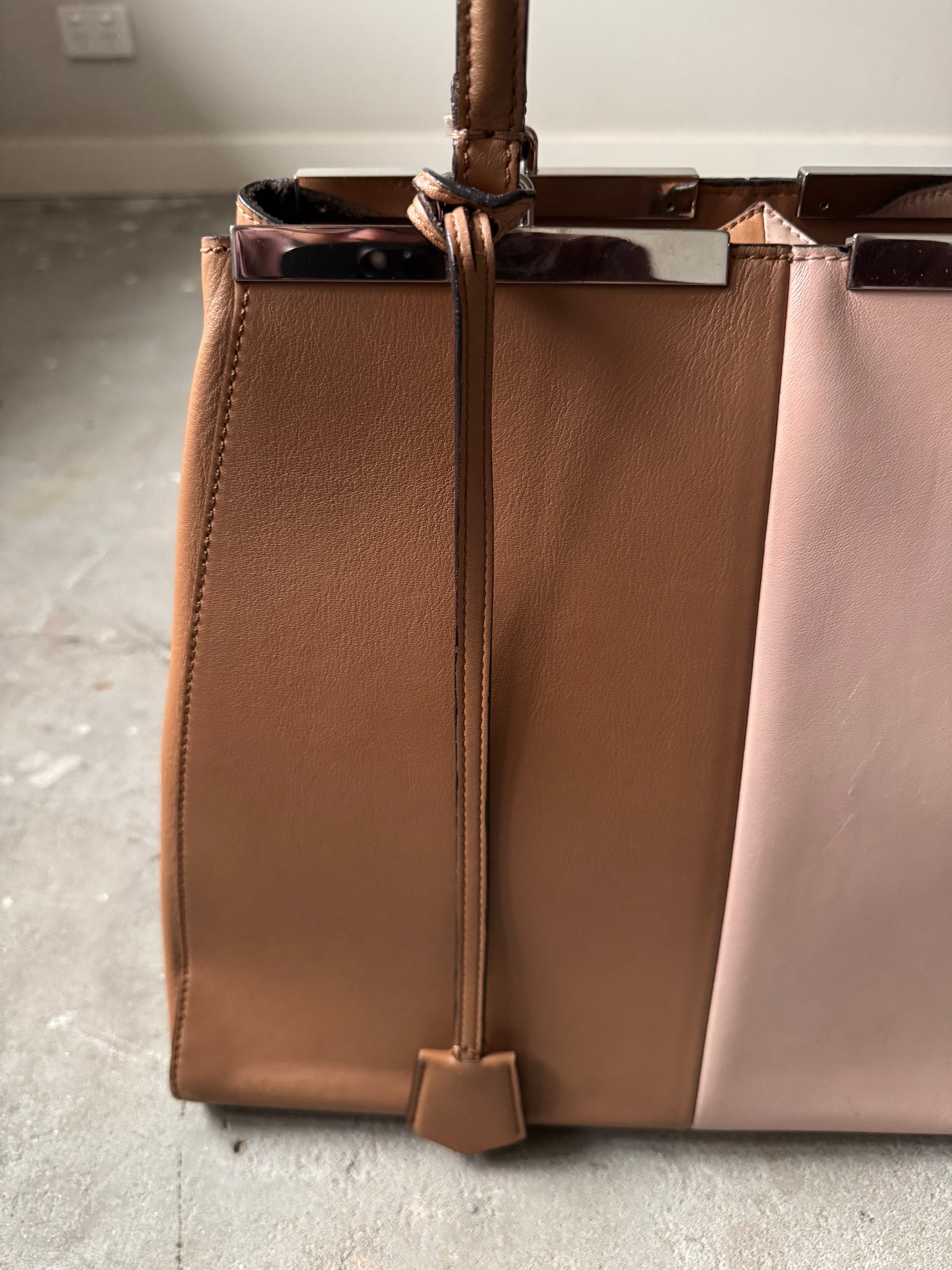 Fendi 3Jours Vitello Shoulder Bag Bi-Colour