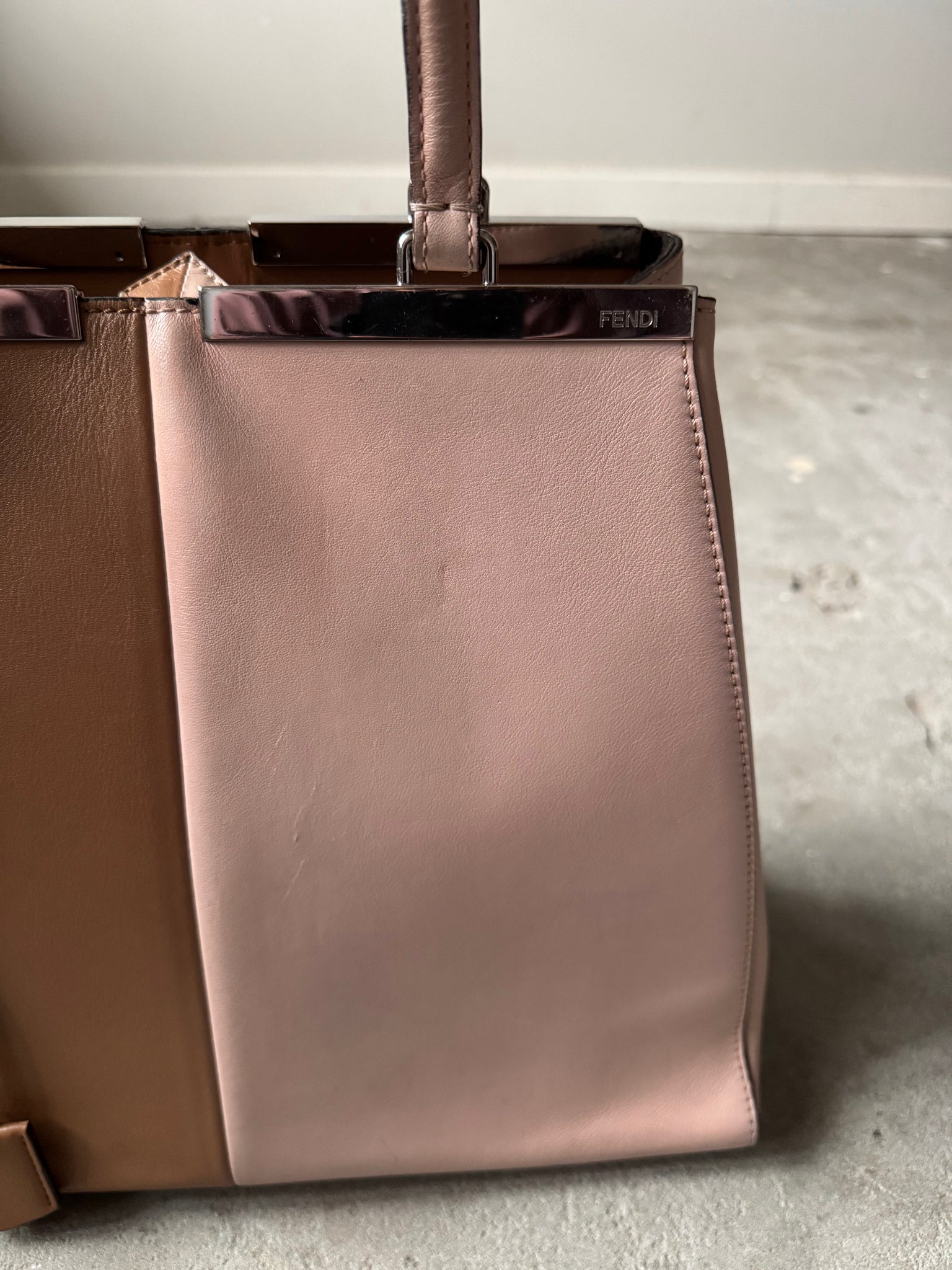 Fendi 3Jours Vitello Shoulder Bag Bi-Colour