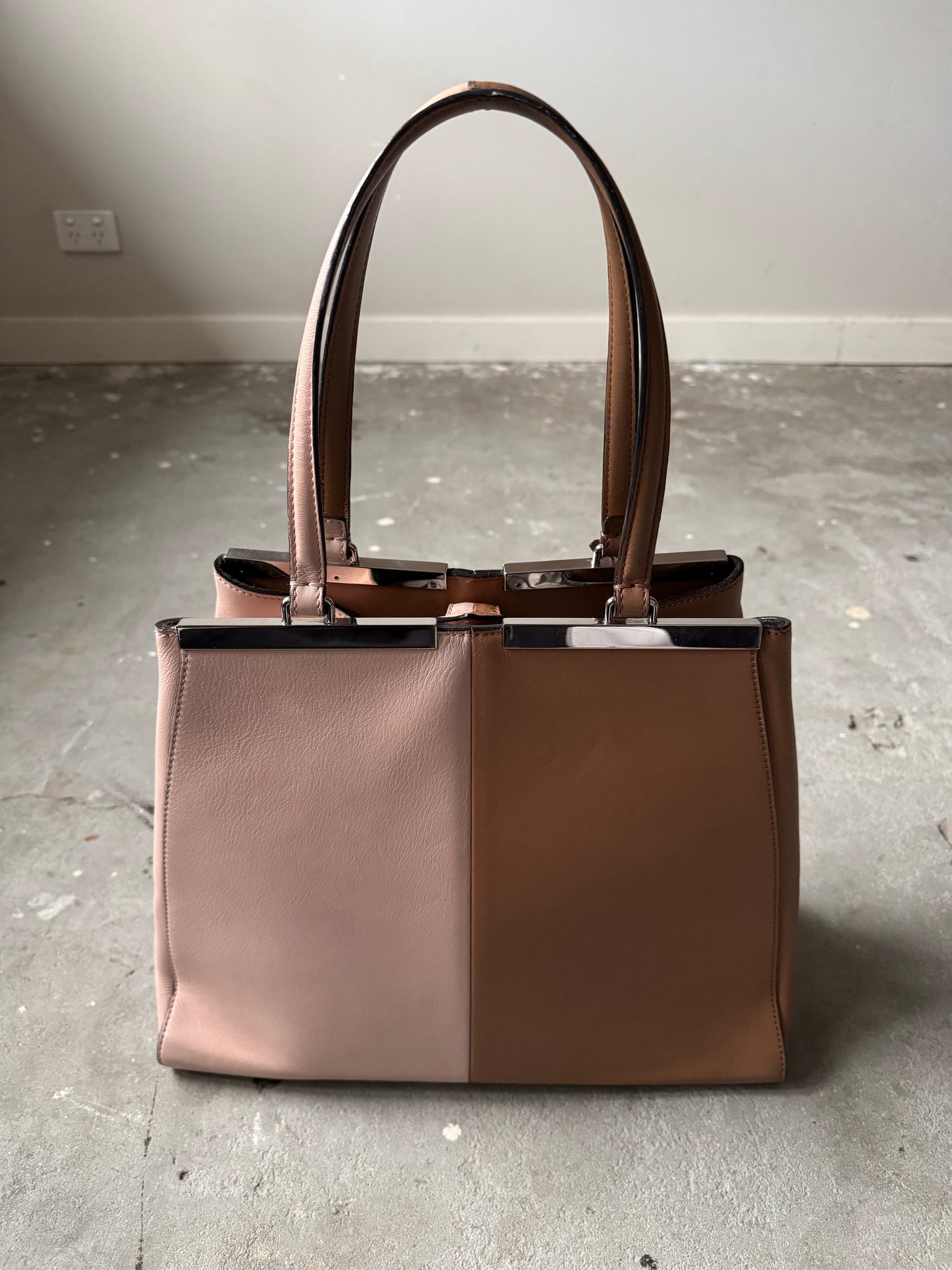 Fendi 3Jours Vitello Shoulder Bag Bi-Colour