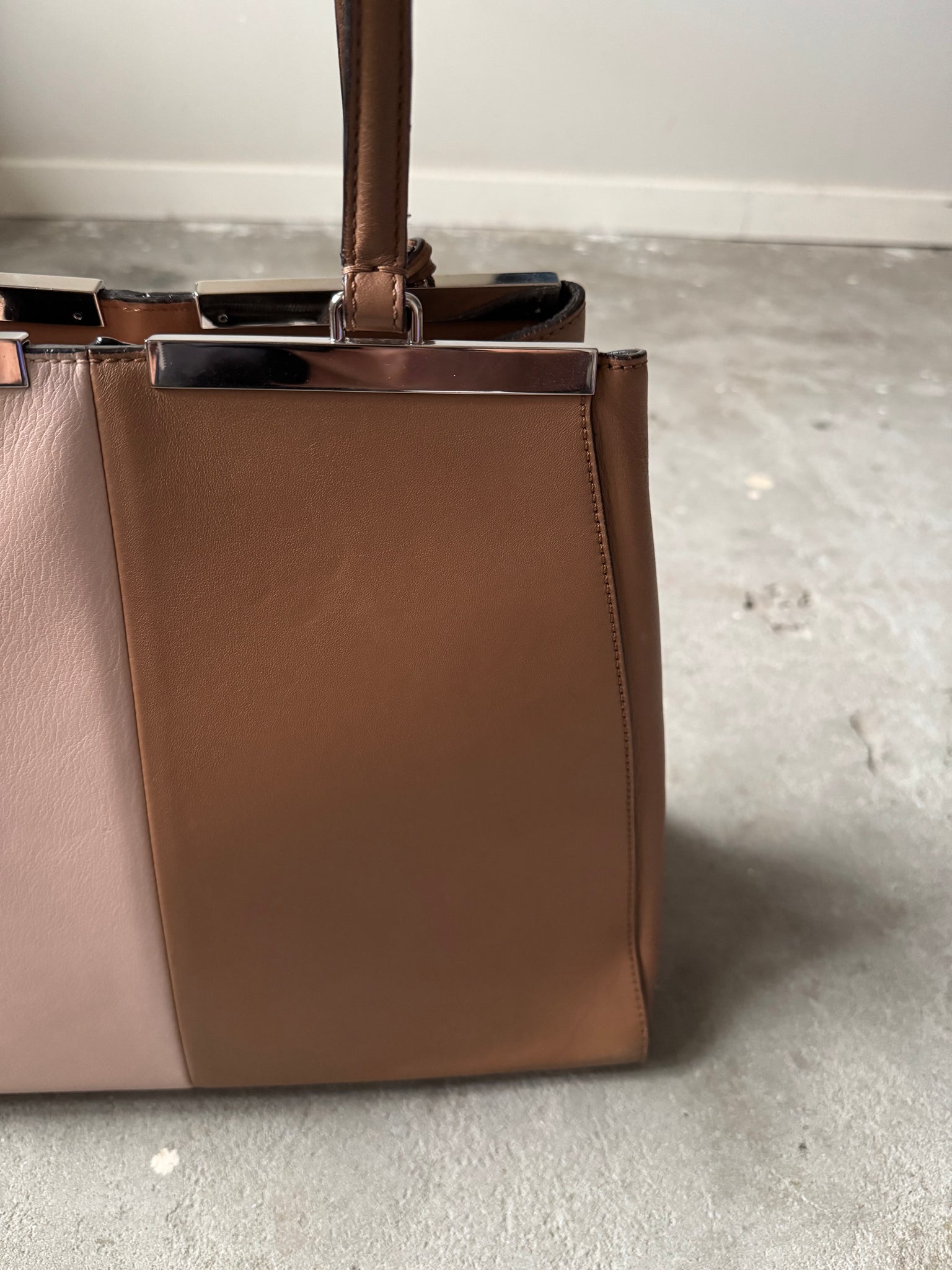 Fendi 3Jours Vitello Shoulder Bag Bi-Colour