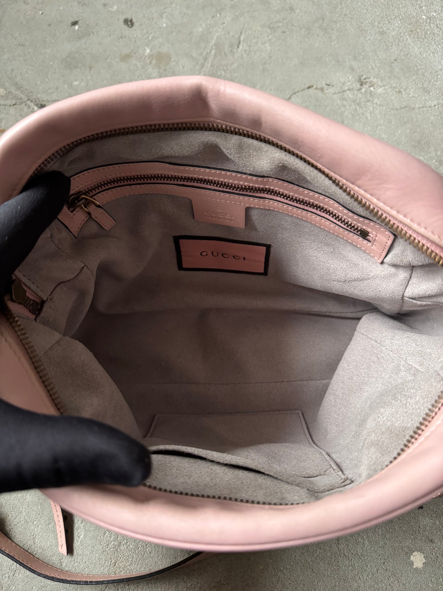 Gucci GG GucciGhost Marmont Shoulder Bag Pink