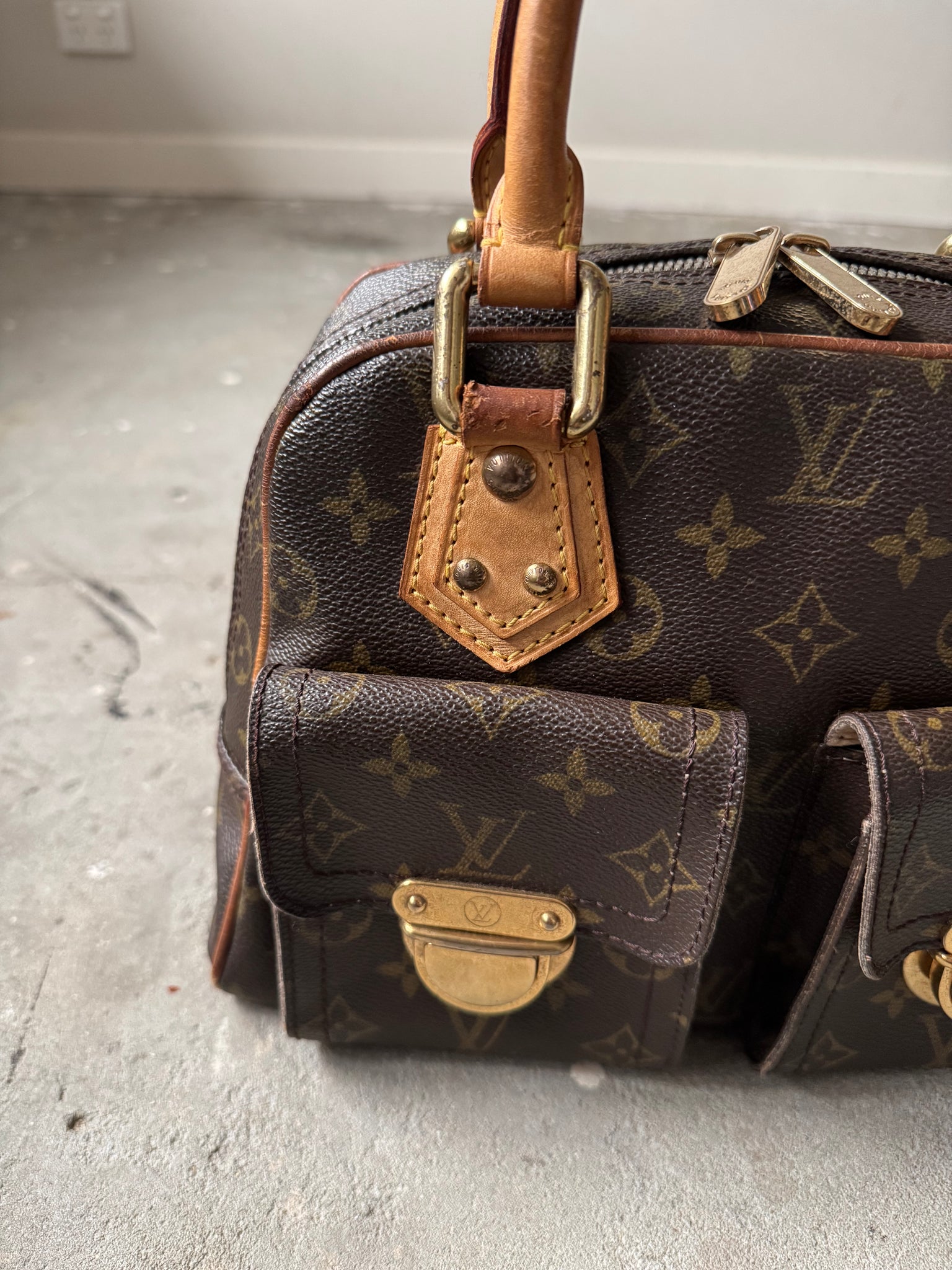 Louis Vuitton PM Monogram Manhattan Shoulder Bag