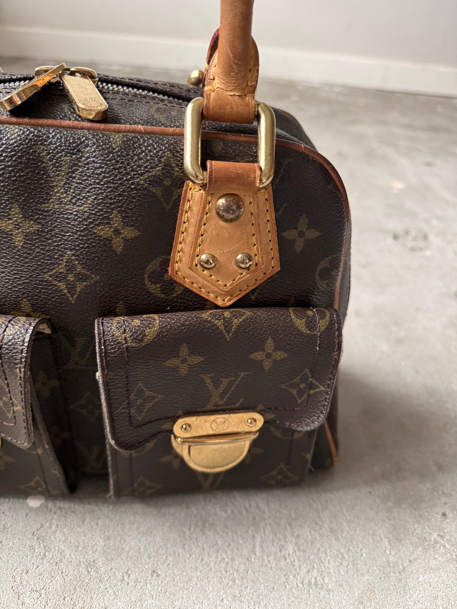 Louis Vuitton PM Monogram Manhattan Shoulder Bag