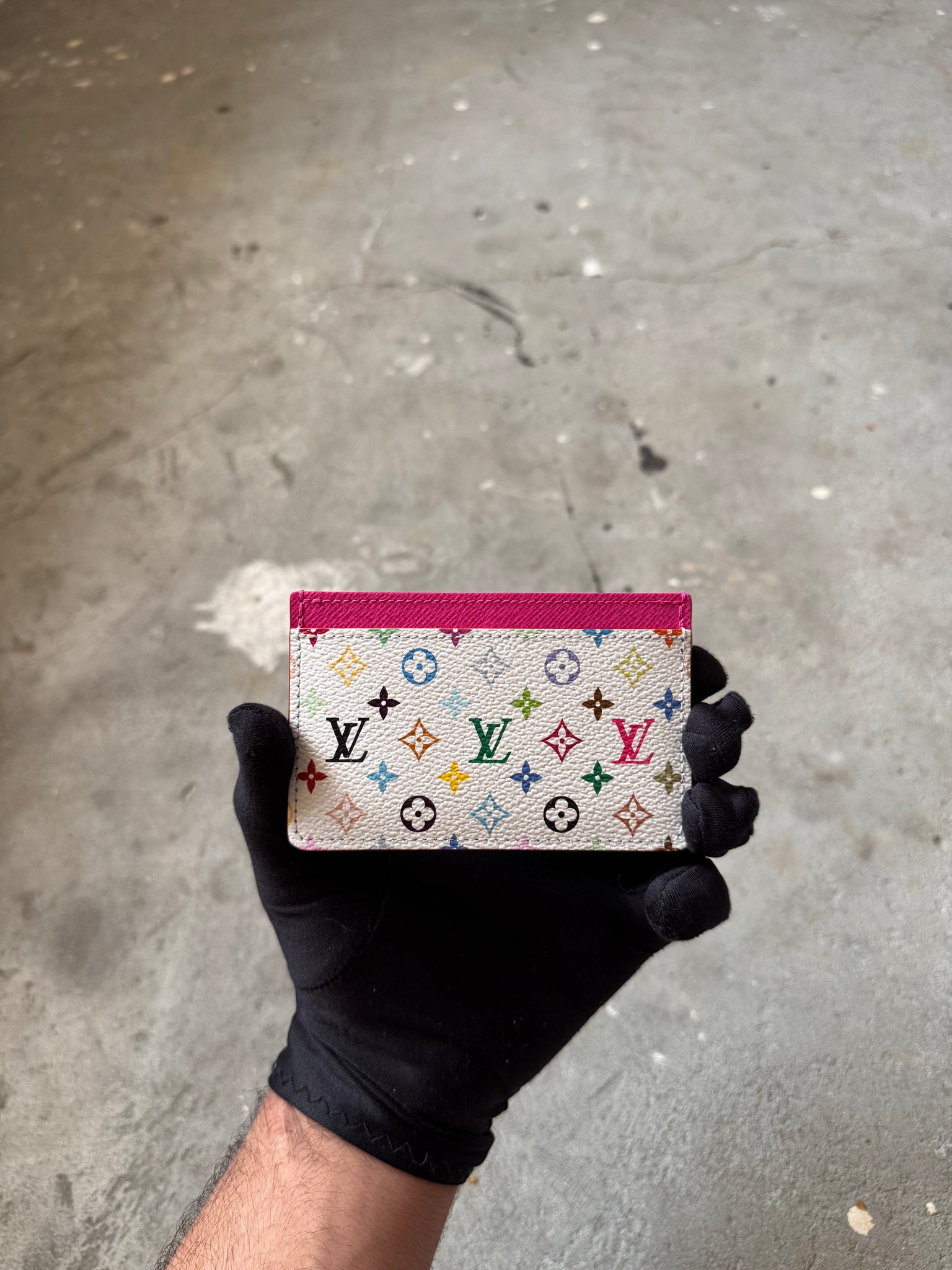 Louis Vuitton x Takashi Murakami Card Holder White Multicolored