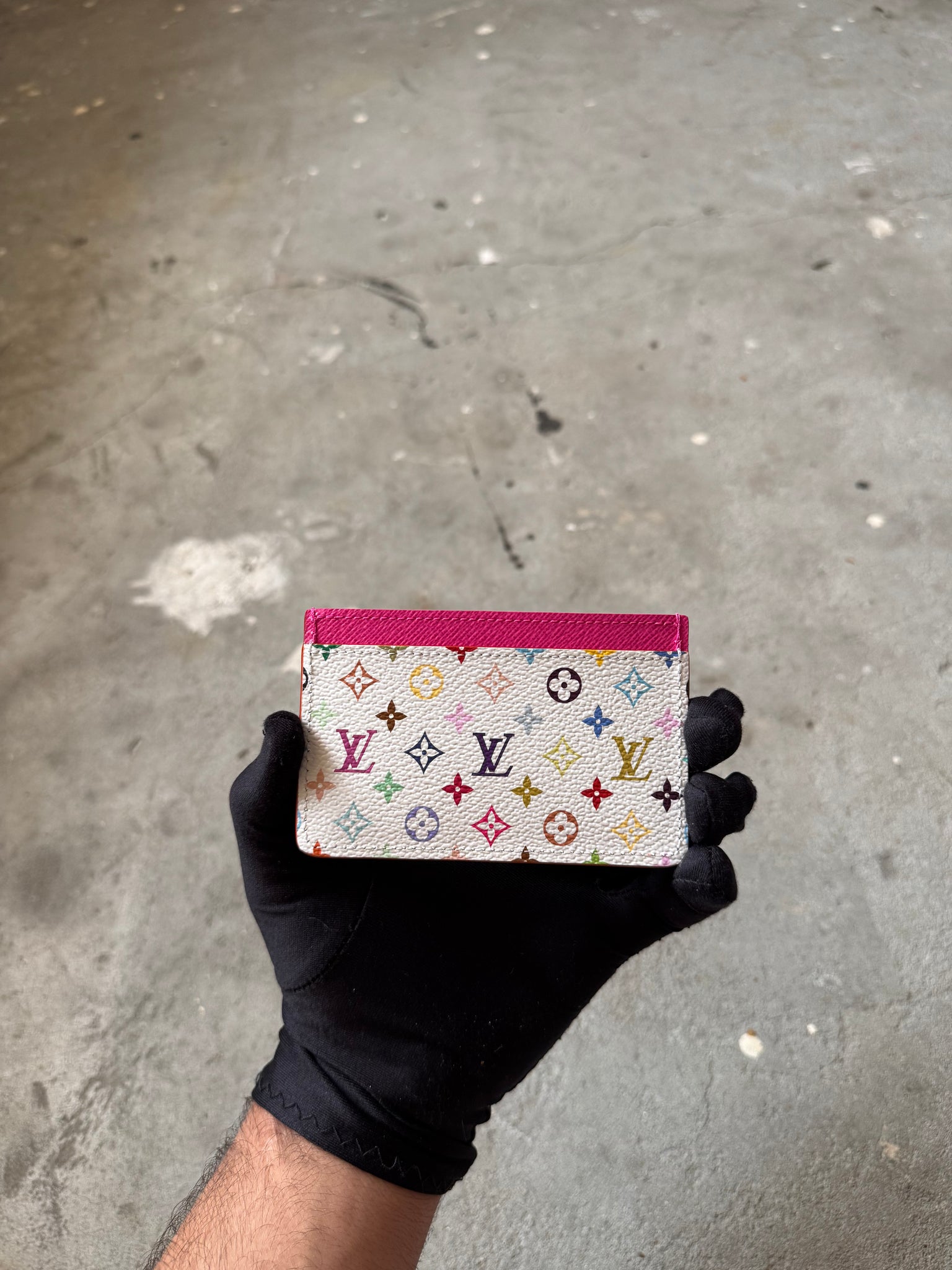 Louis Vuitton x Takashi Murakami Card Holder White Multicolored