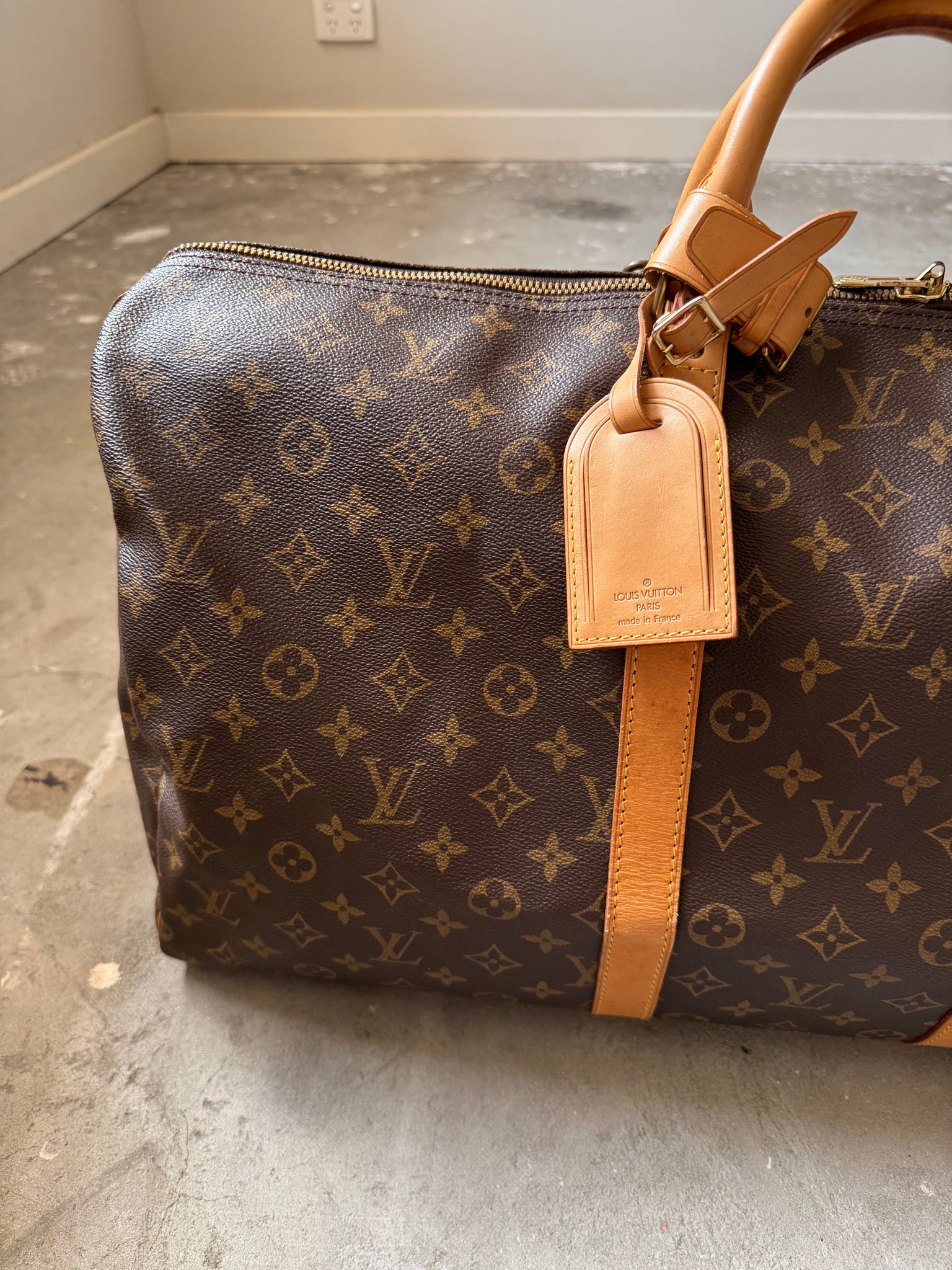 Louis Vuitton Monogram Keepall 55 Duffle Bag