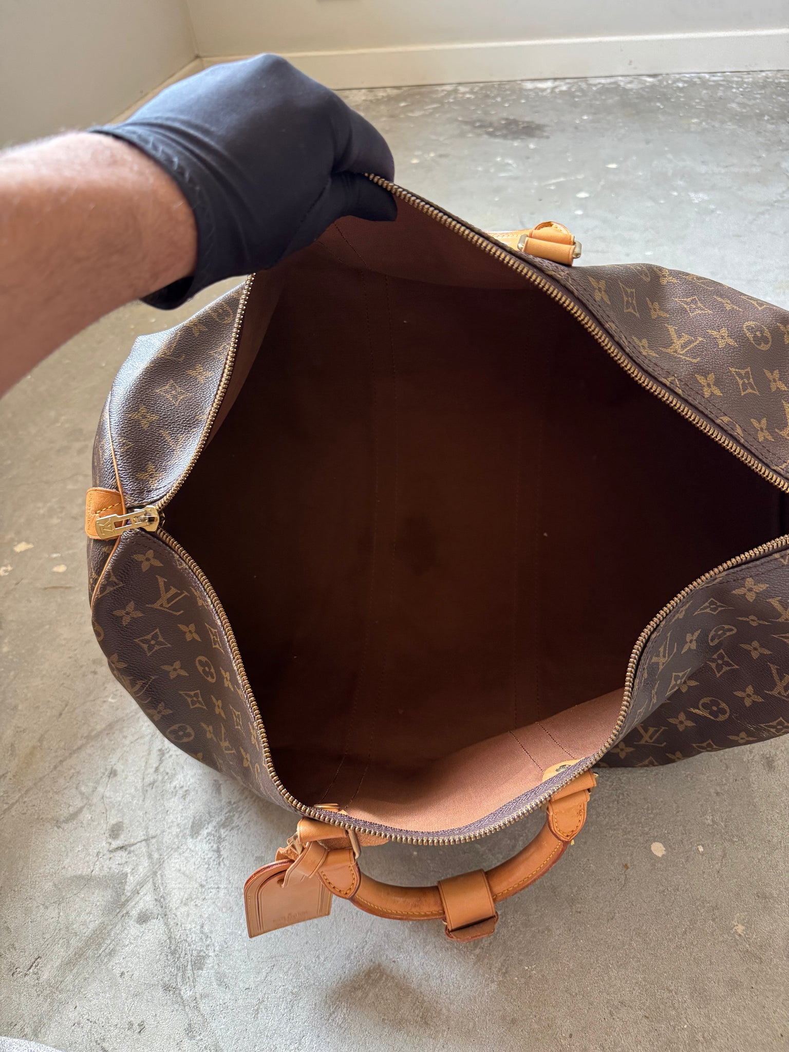 Louis Vuitton Monogram Keepall 55 Duffle Bag