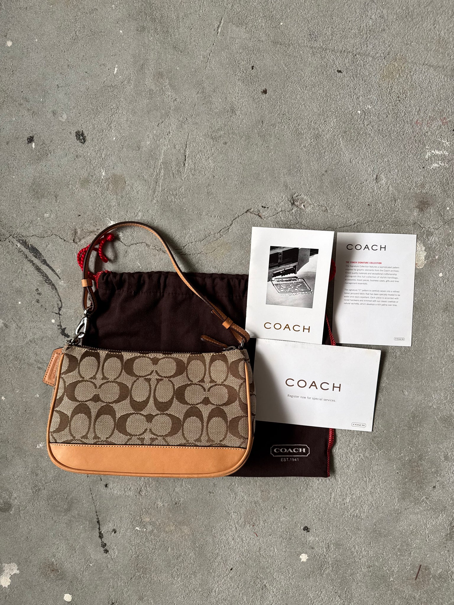 Coach Y2K Demi Shoulder Bag Tan