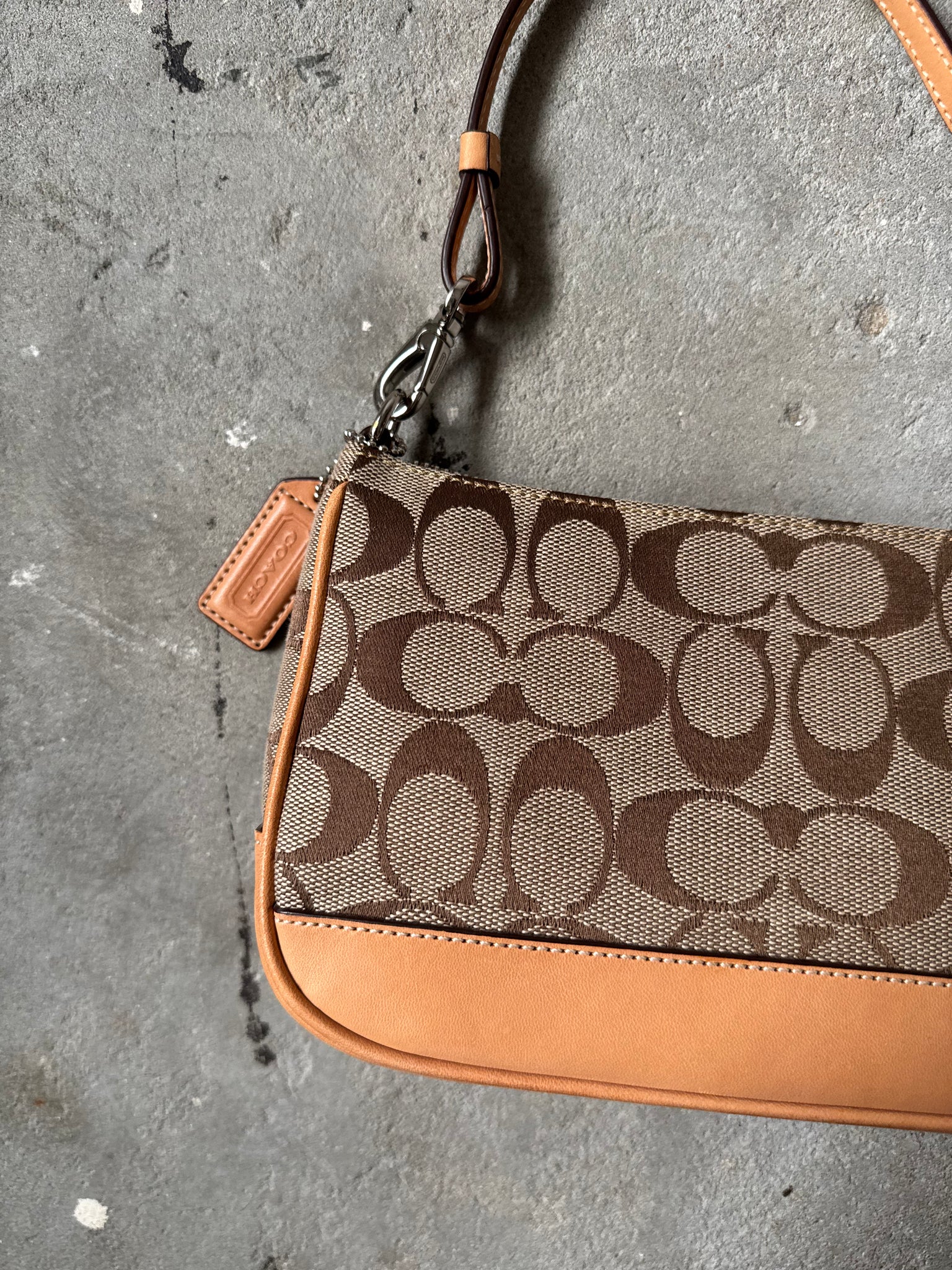 Coach Y2K Demi Shoulder Bag Tan