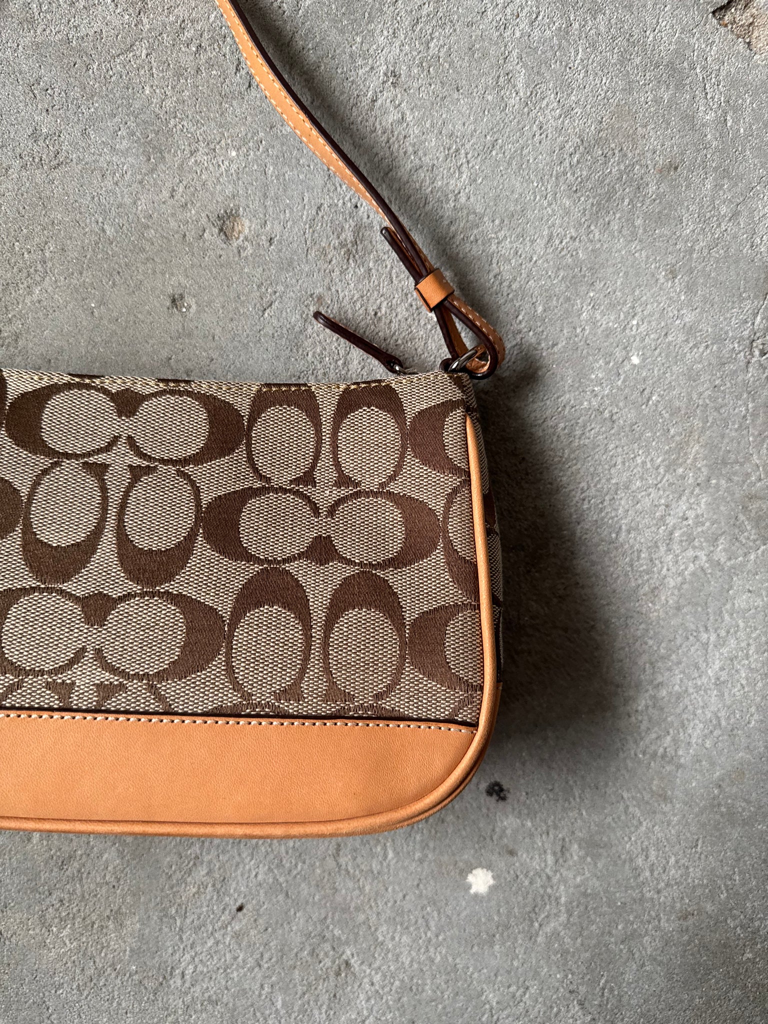 Coach Y2K Demi Shoulder Bag Tan