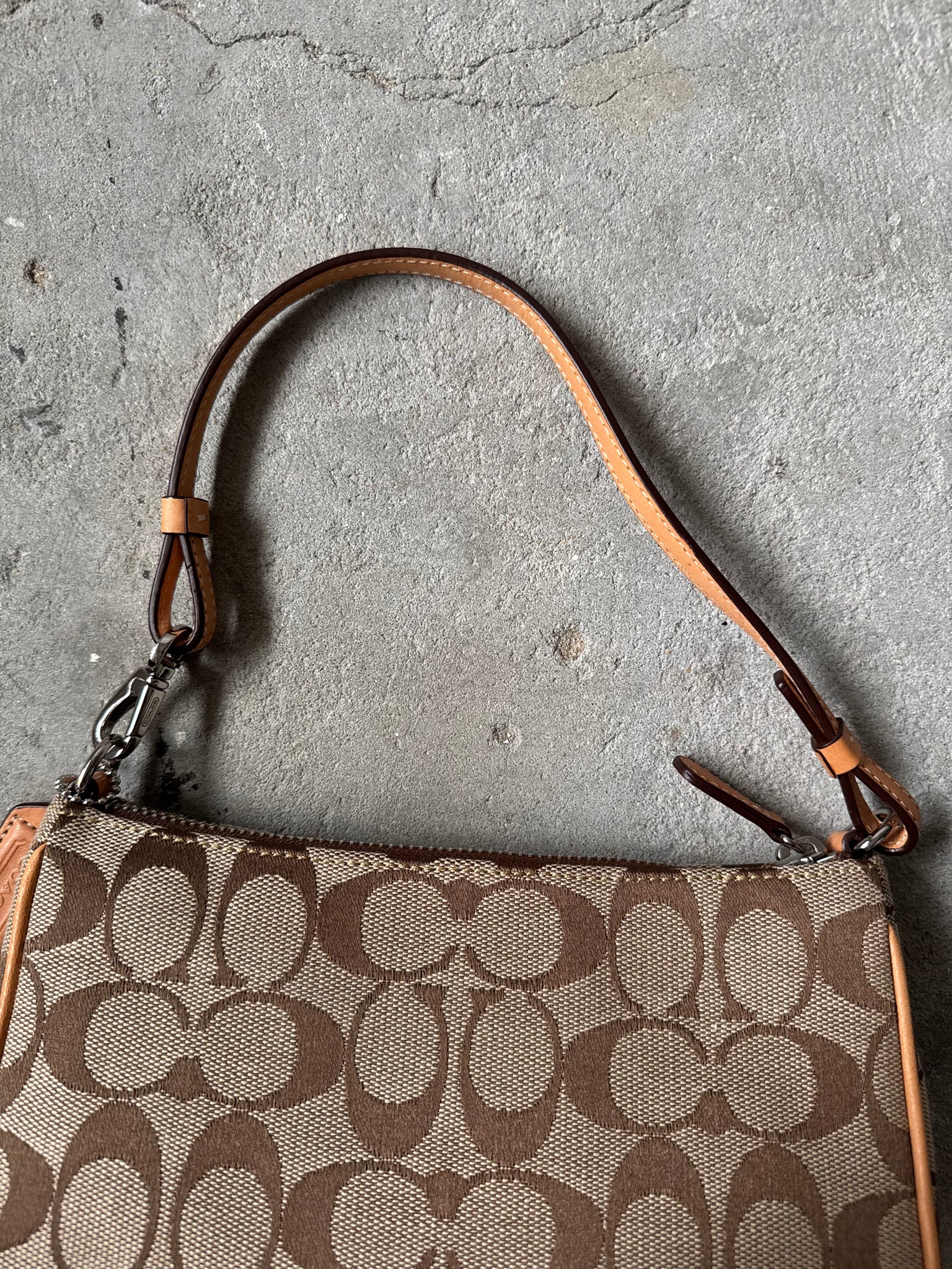 Coach Y2K Demi Shoulder Bag Tan