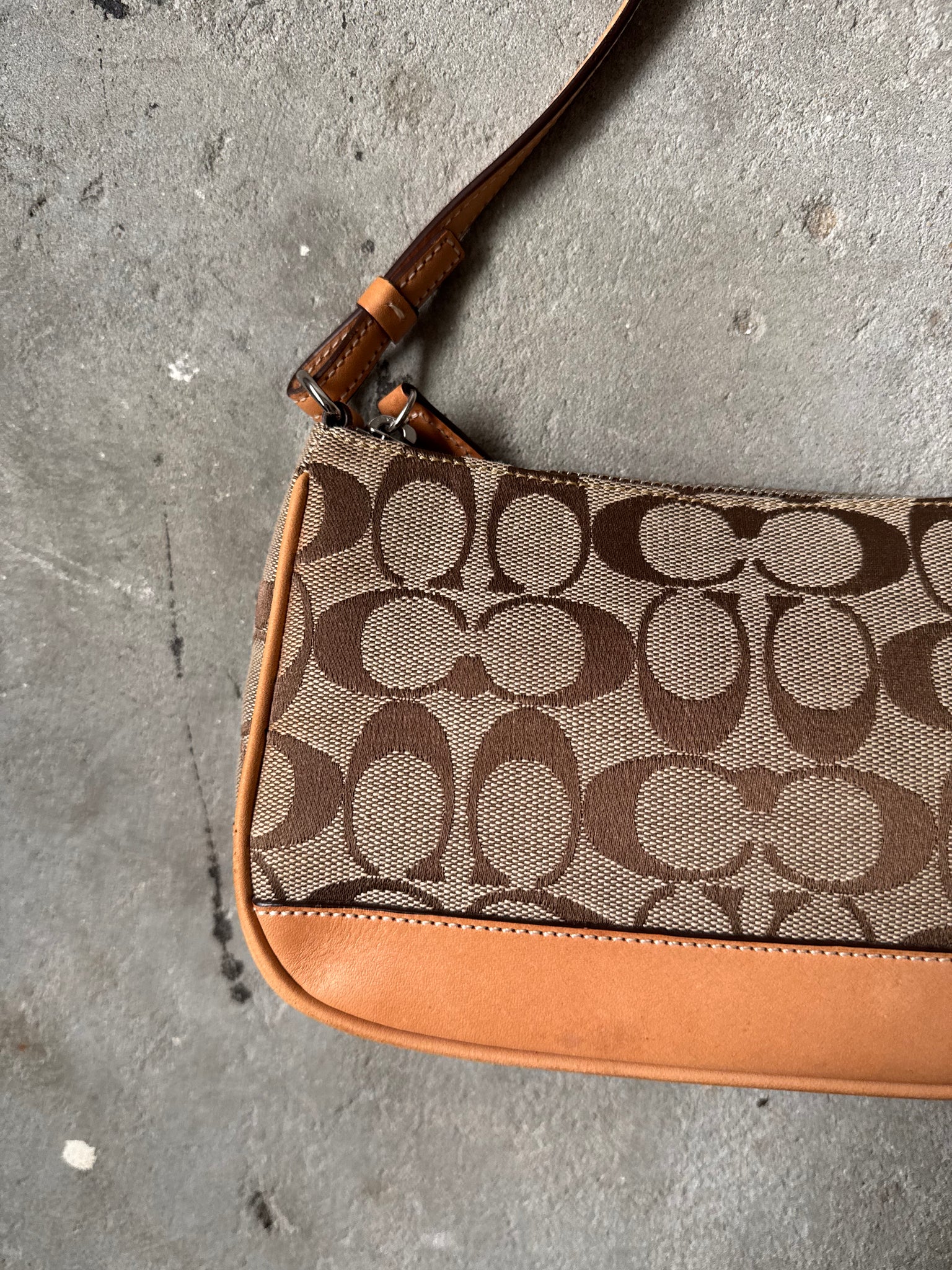 Coach Y2K Demi Shoulder Bag Tan