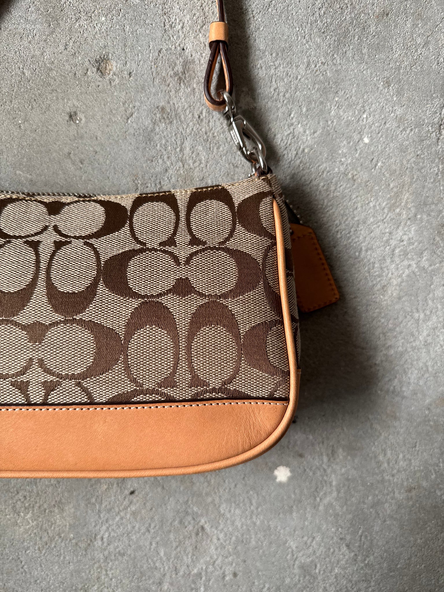 Coach Y2K Demi Shoulder Bag Tan