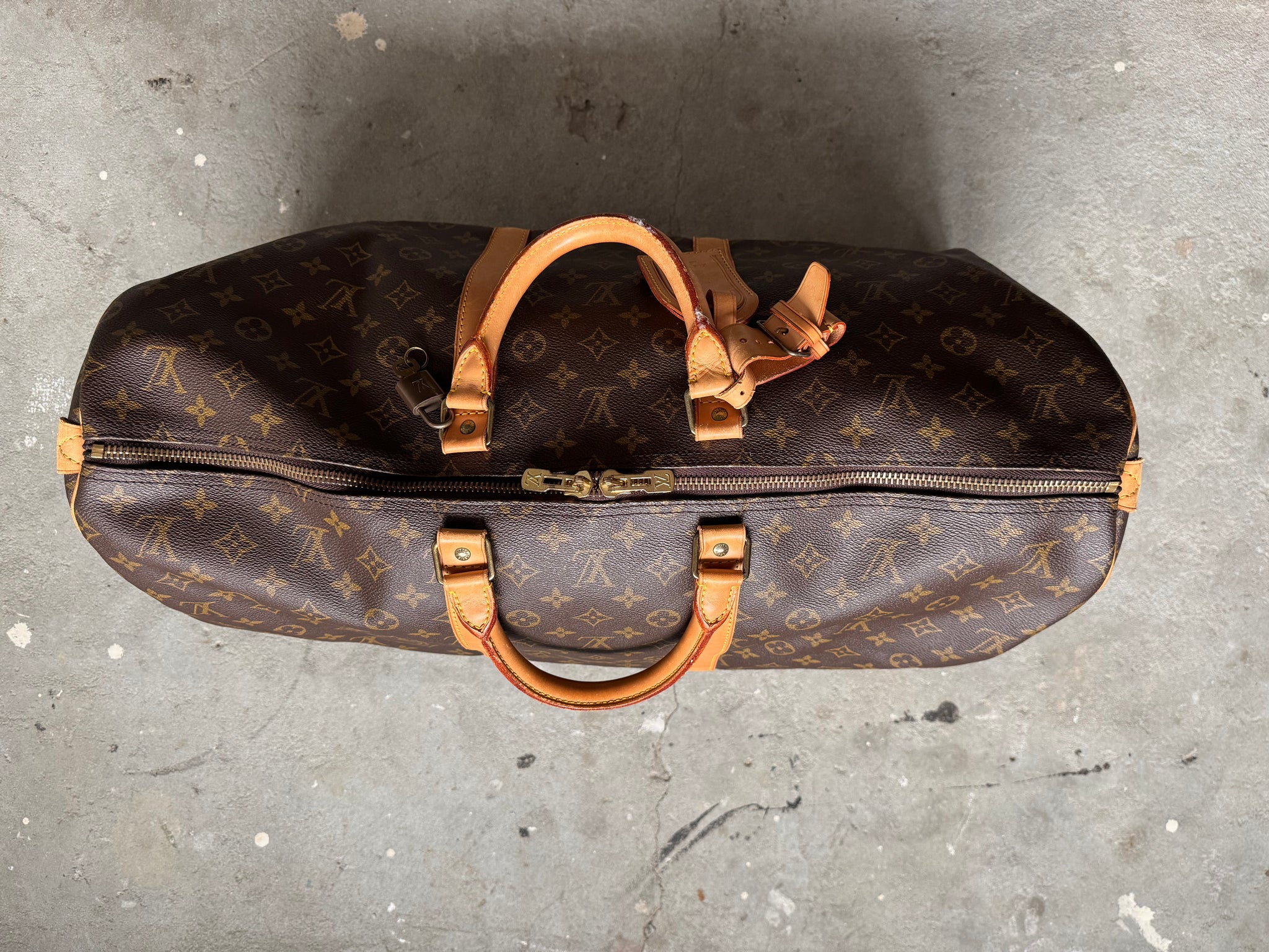 Louis Vuitton Monogram Keepall 55 Duffle Bag