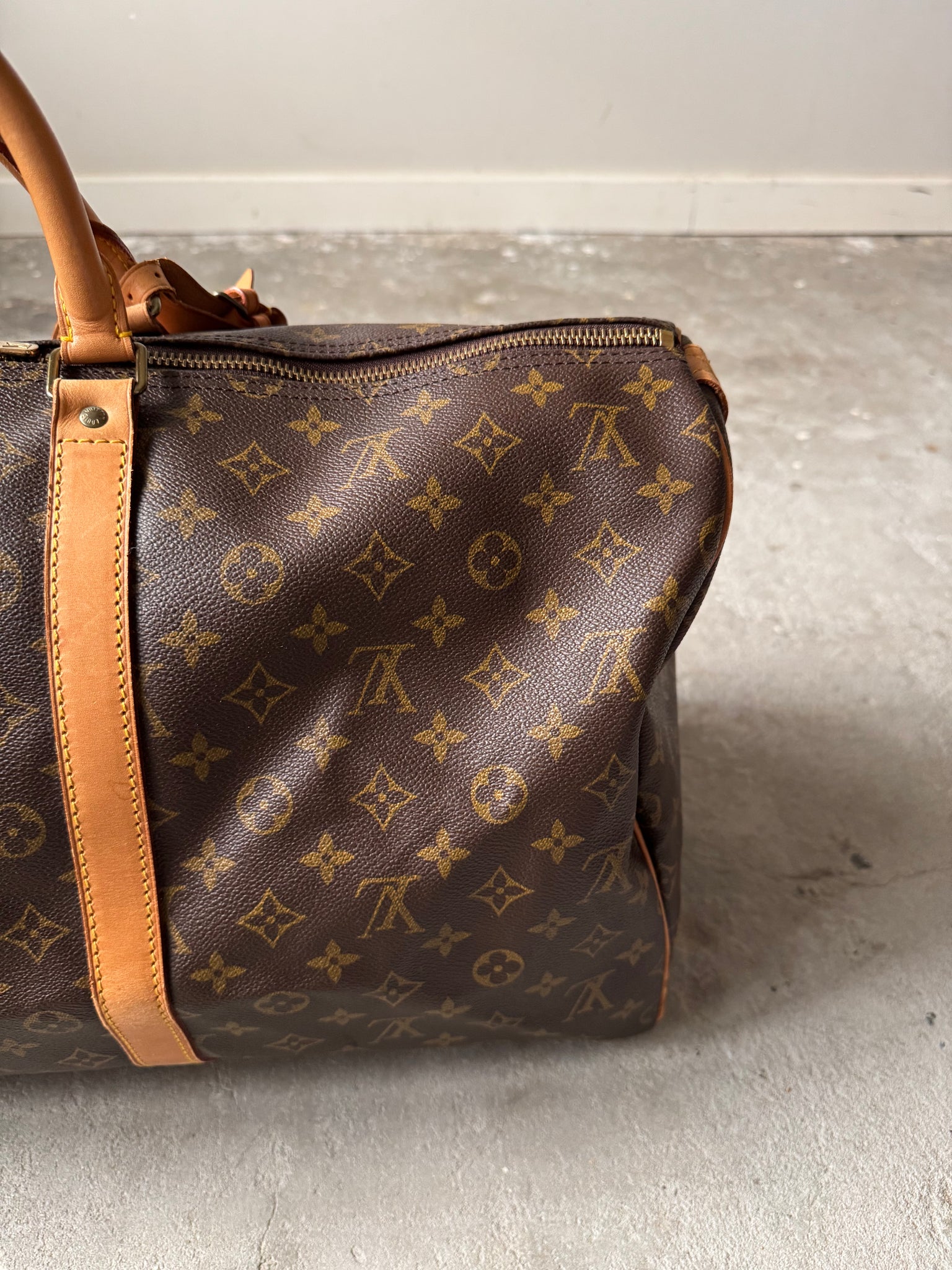 Louis Vuitton Monogram Keepall 55 Duffle Bag