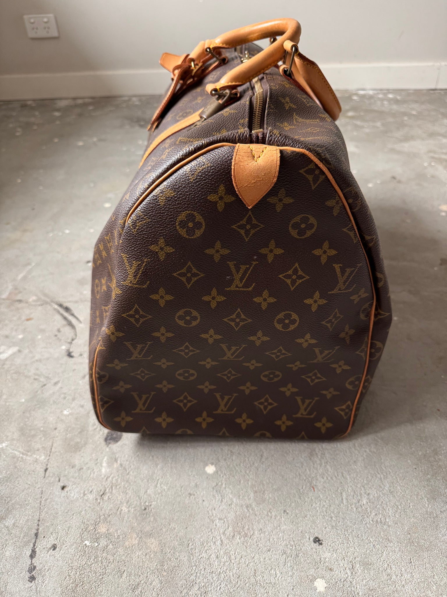 Louis Vuitton Monogram Keepall 55 Duffle Bag