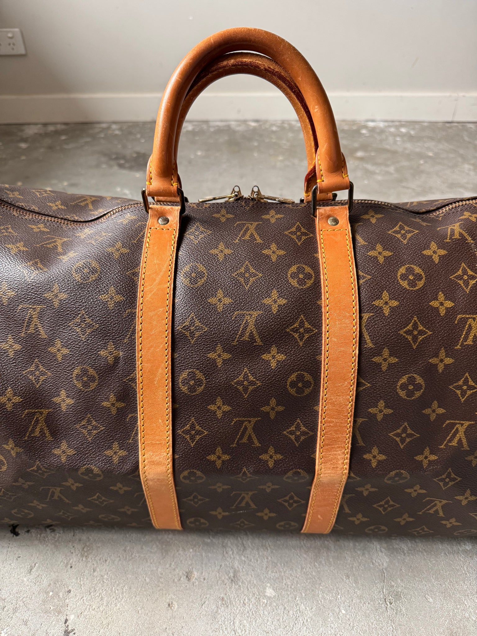 Louis Vuitton Monogram Keepall 55 Duffle Bag