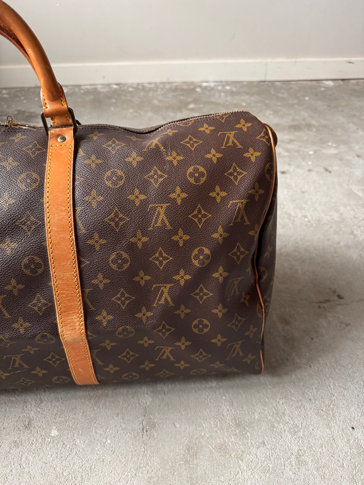 Louis Vuitton Monogram Keepall 55 Duffle Bag