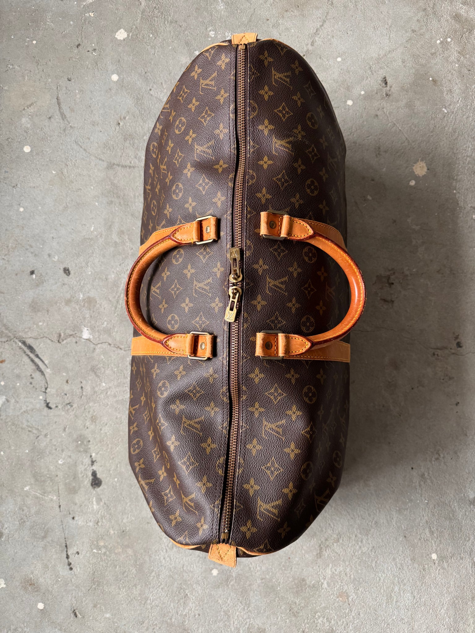 Louis Vuitton Monogram Keepall 55 Duffle Bag