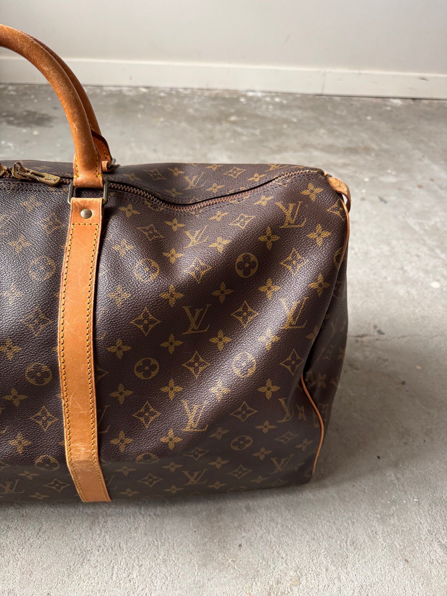 Louis Vuitton Monogram Keepall 55 Duffle Bag