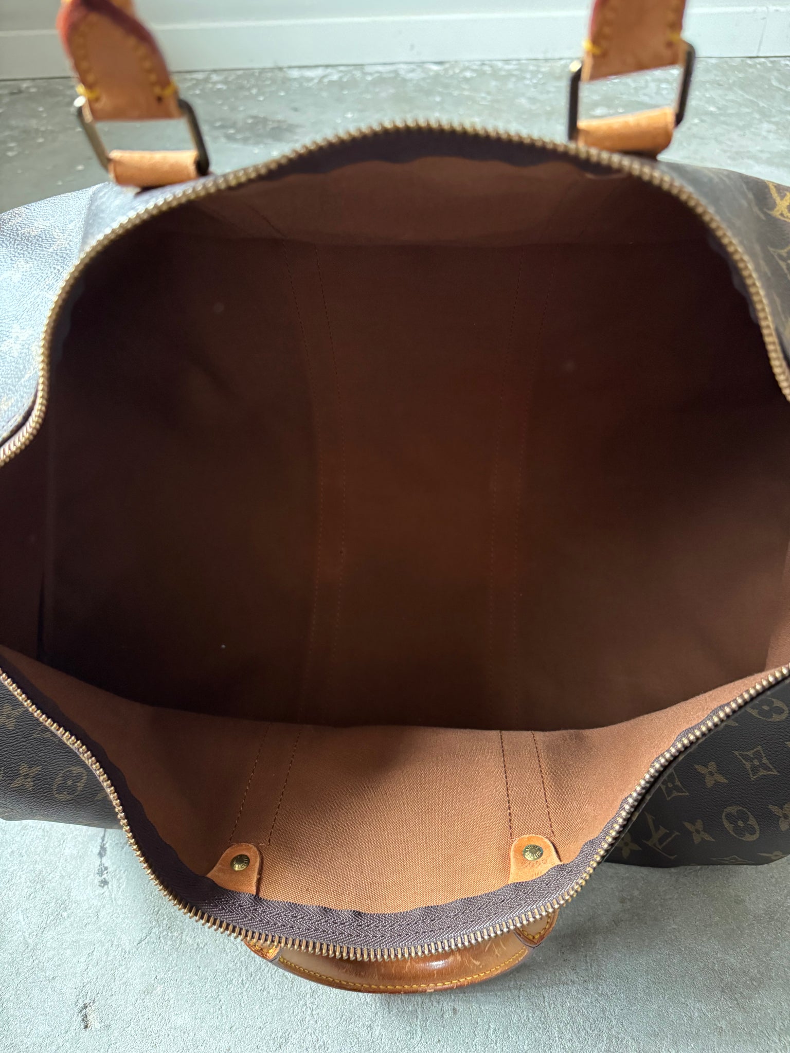 Louis Vuitton Monogram Keepall 55 Duffle Bag
