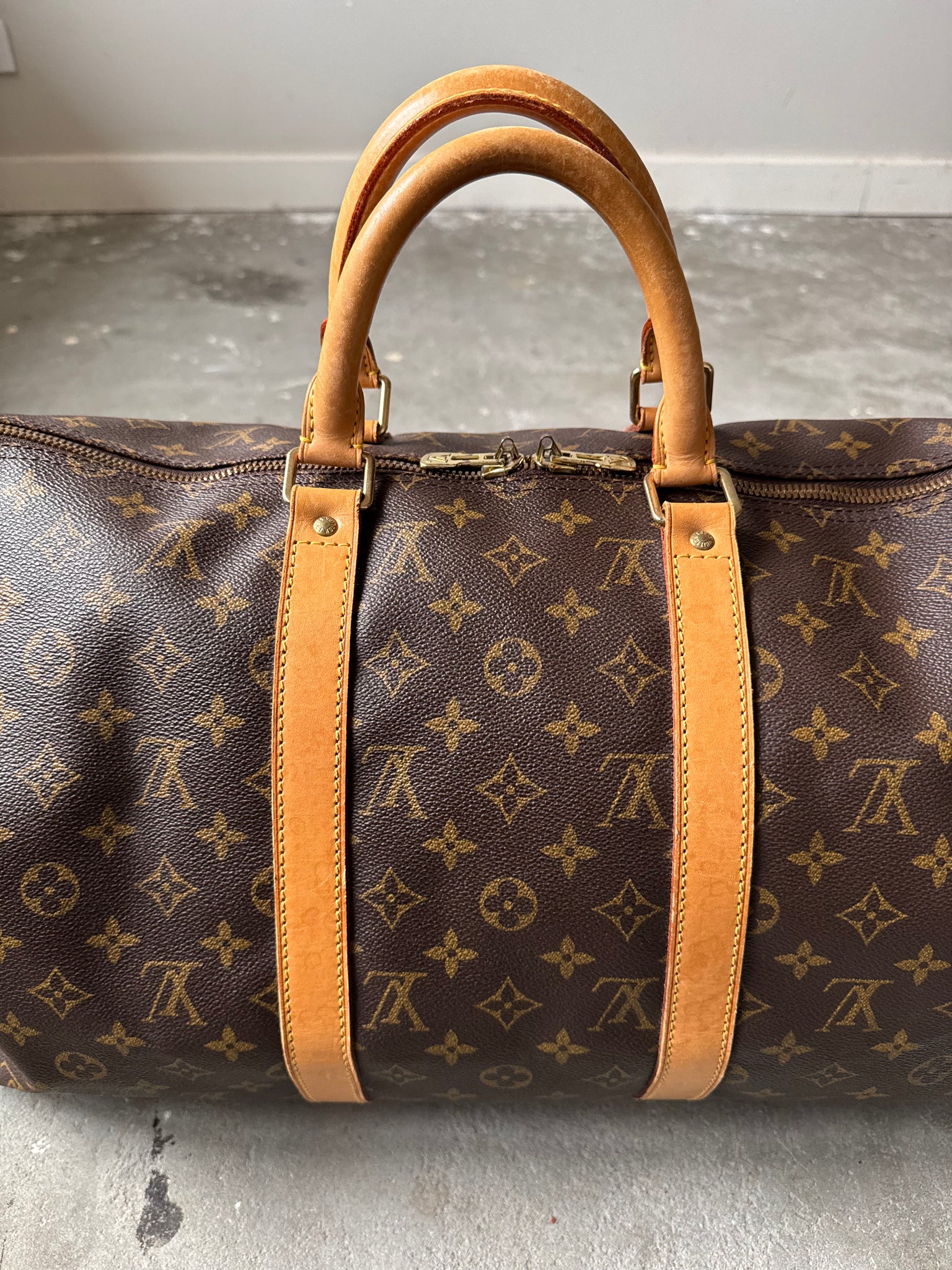 Louis Vuitton Monogram Keepall 50 Duffle Bag