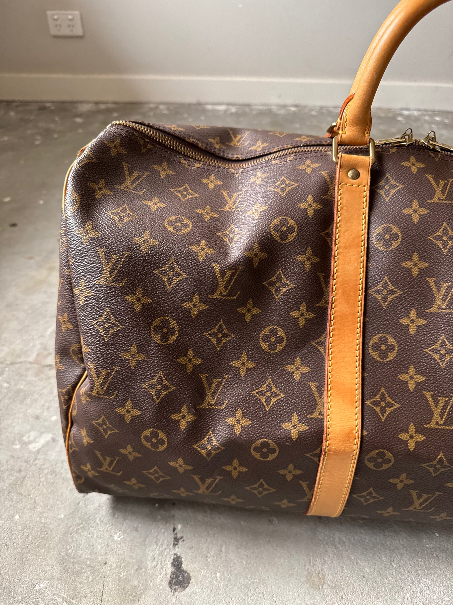 Louis Vuitton Monogram Keepall 55 Duffle Bag