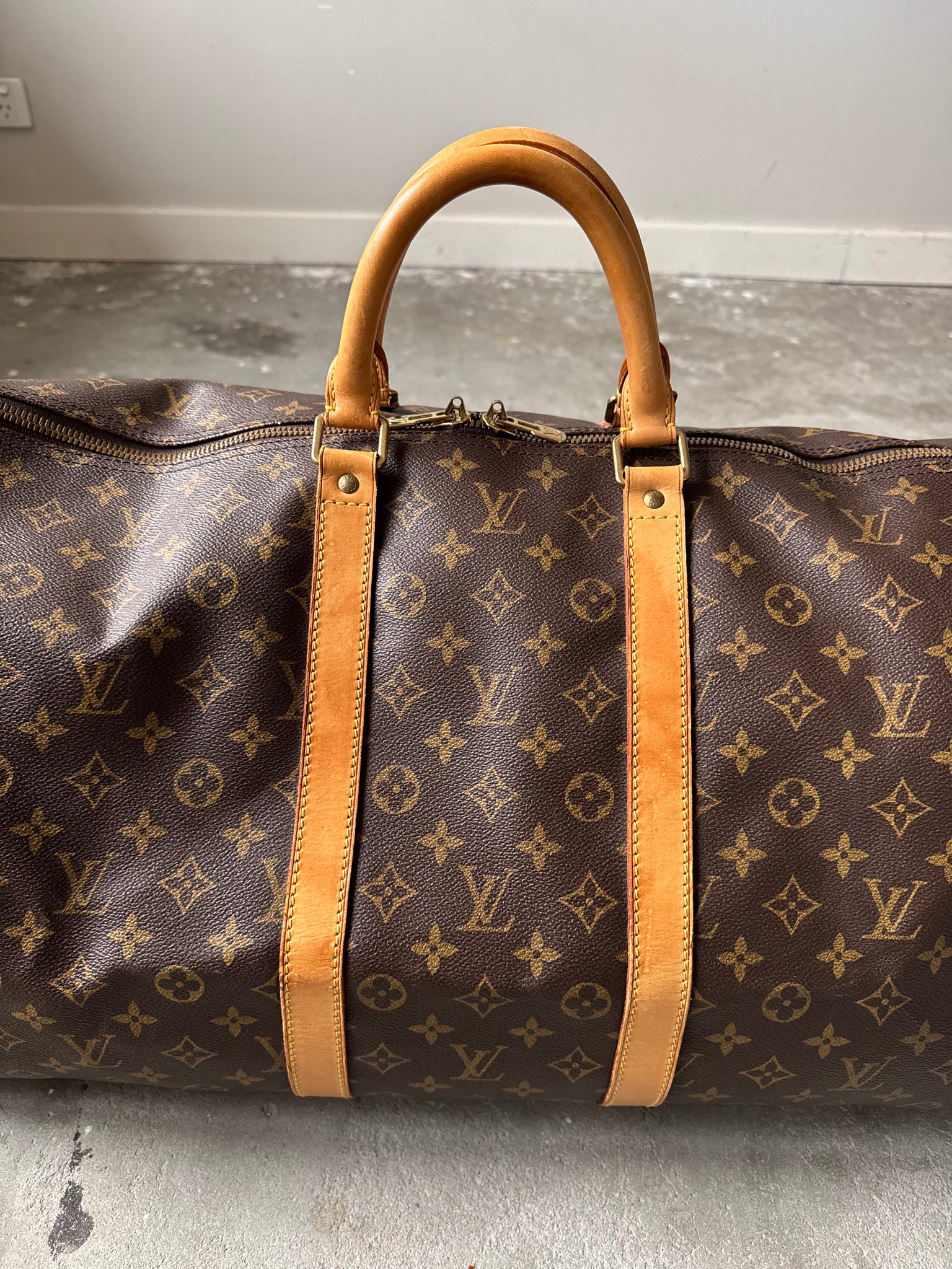 Louis Vuitton Monogram Keepall 55 Duffle Bag