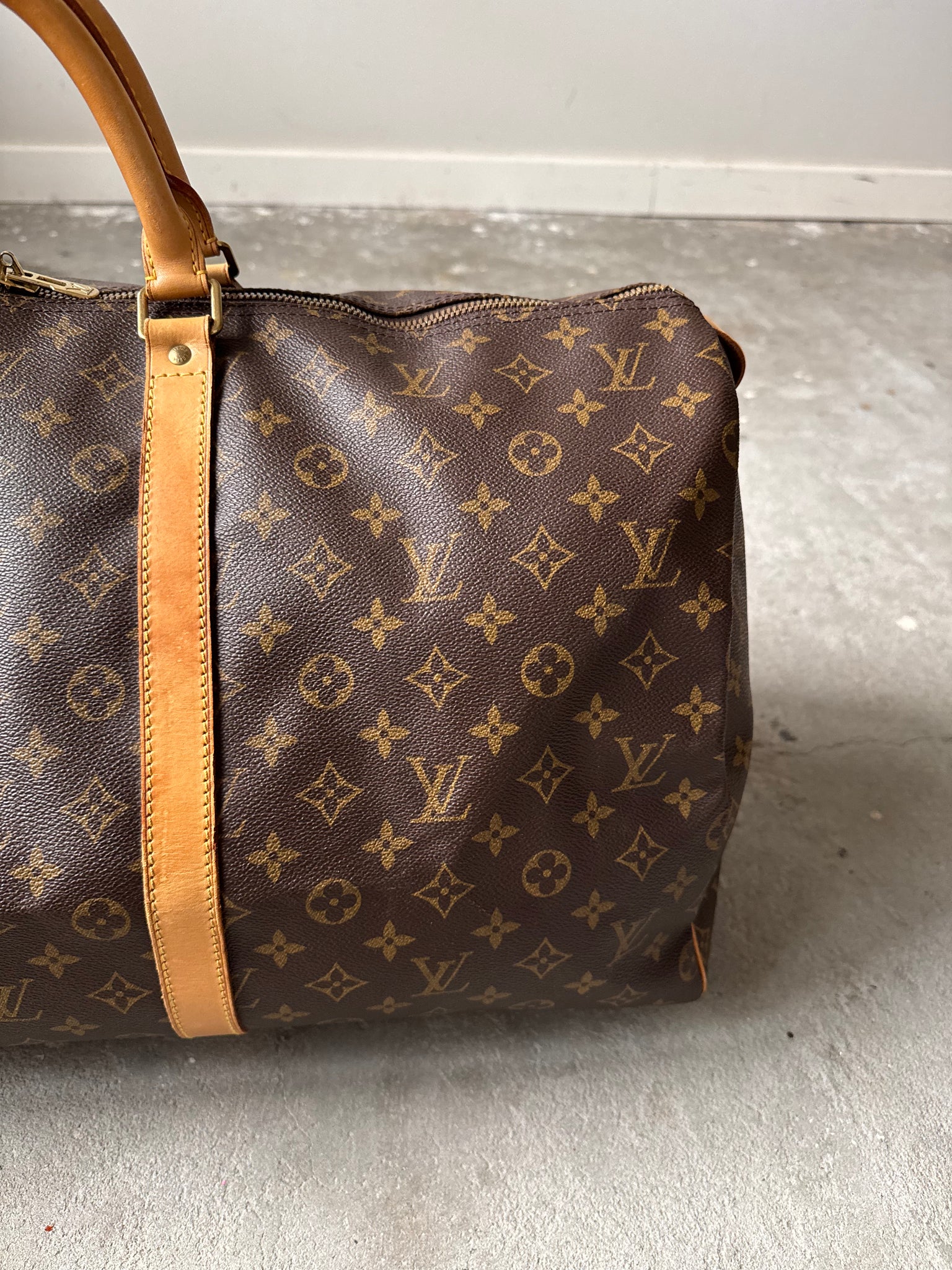 Louis Vuitton Monogram Keepall 55 Duffle Bag
