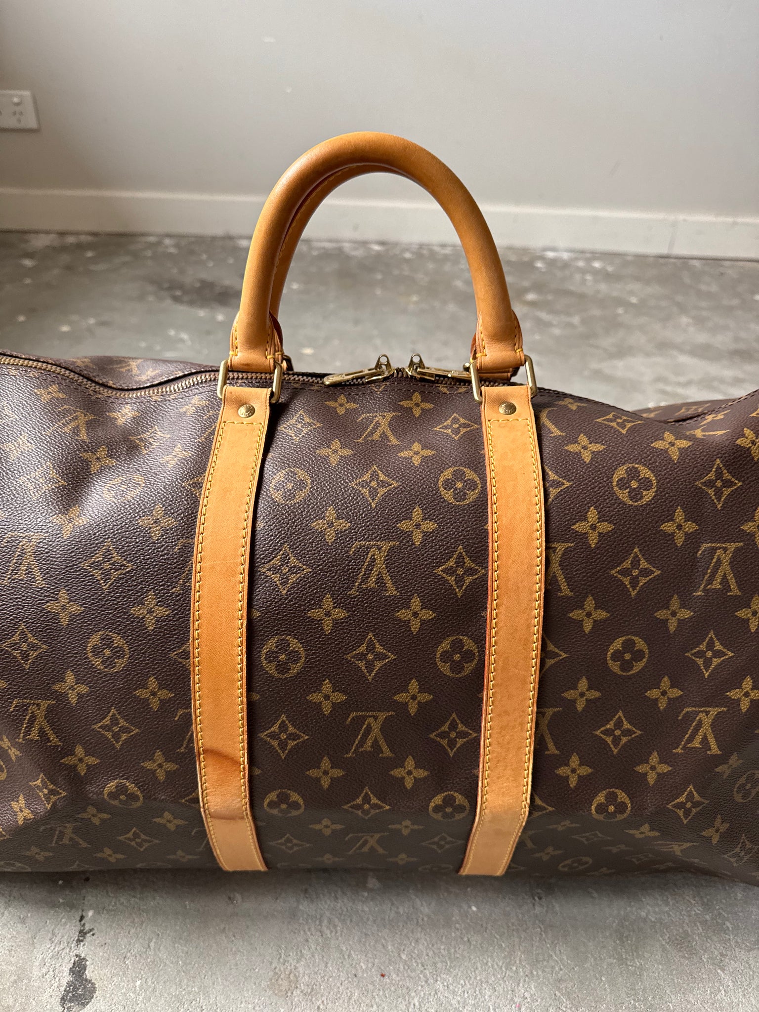 Louis Vuitton Monogram Keepall 55 Duffle Bag