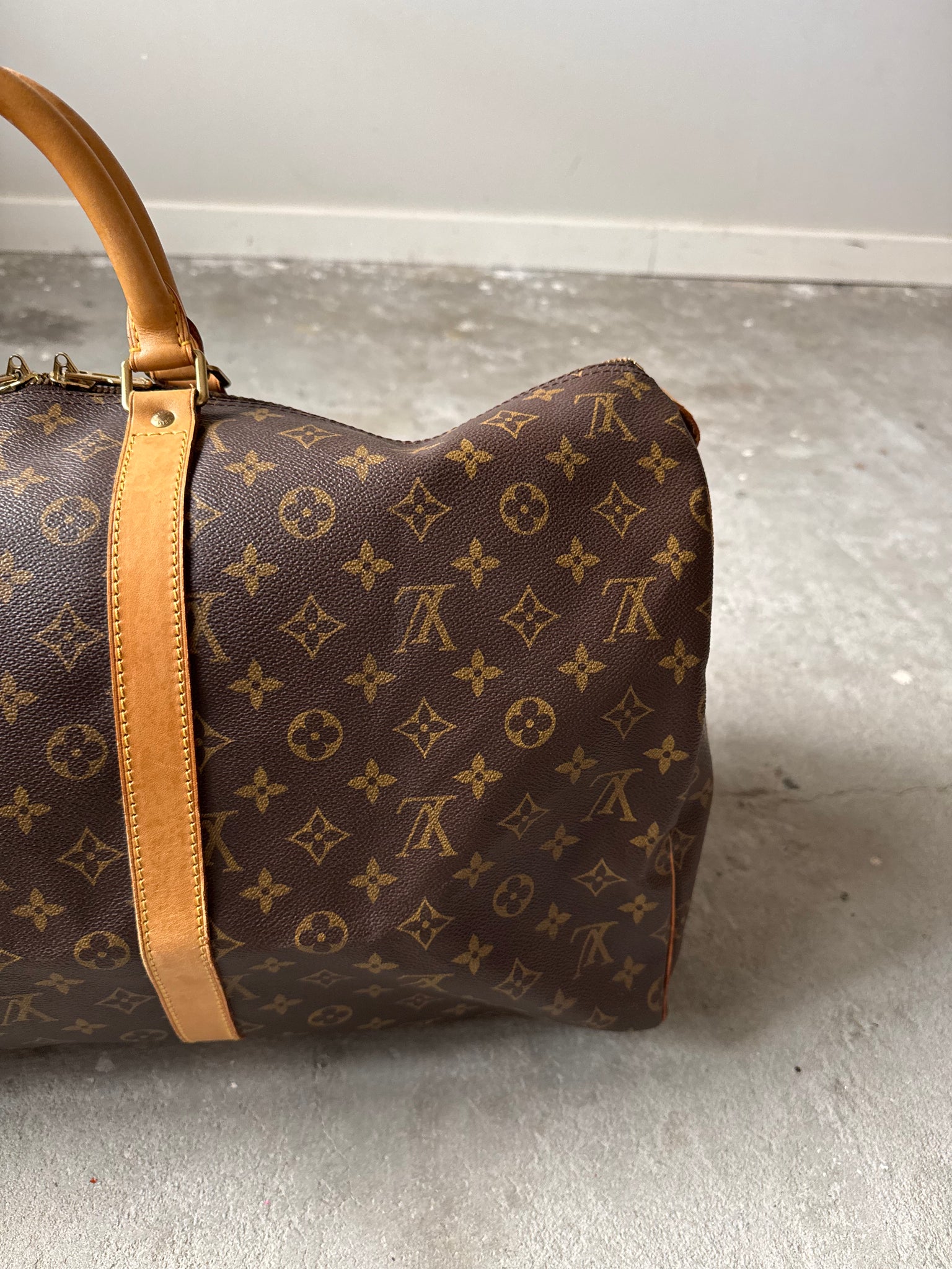 Louis Vuitton Monogram Keepall 55 Duffle Bag