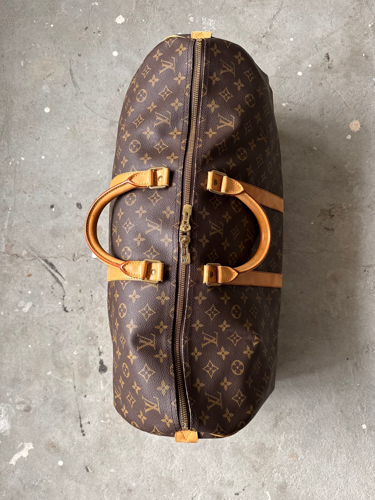 Louis Vuitton Monogram Keepall 55 Duffle Bag