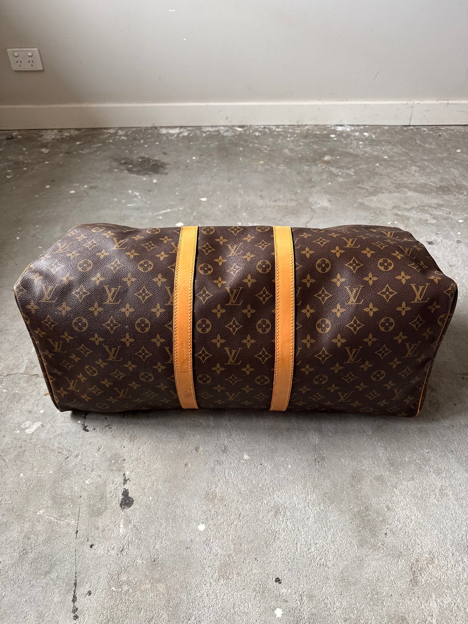 Louis Vuitton Monogram Keepall 55 Duffle Bag