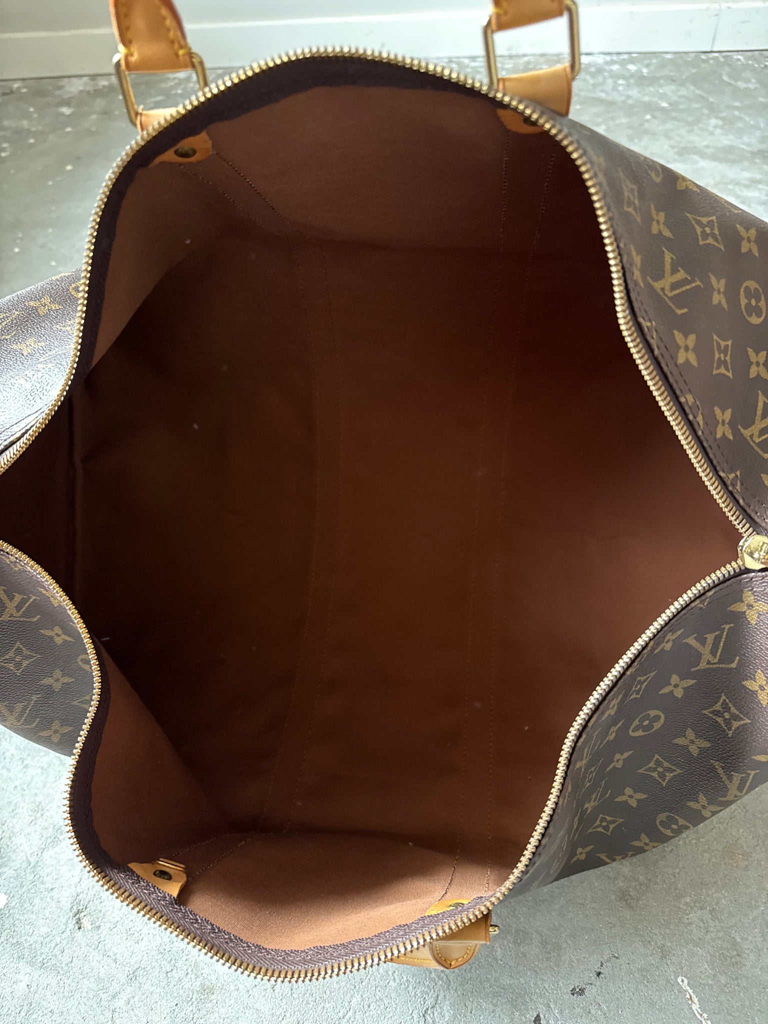 Louis Vuitton Monogram Keepall 55 Duffle Bag